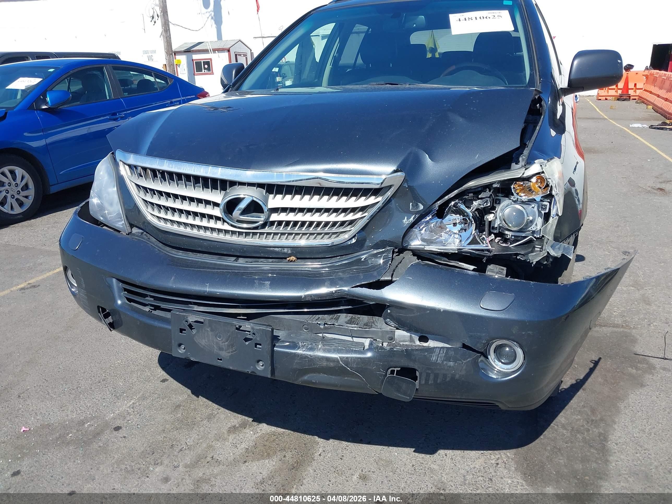 2008 Lexus Rx 400h Gray vin: JTJHW31UX82850980
