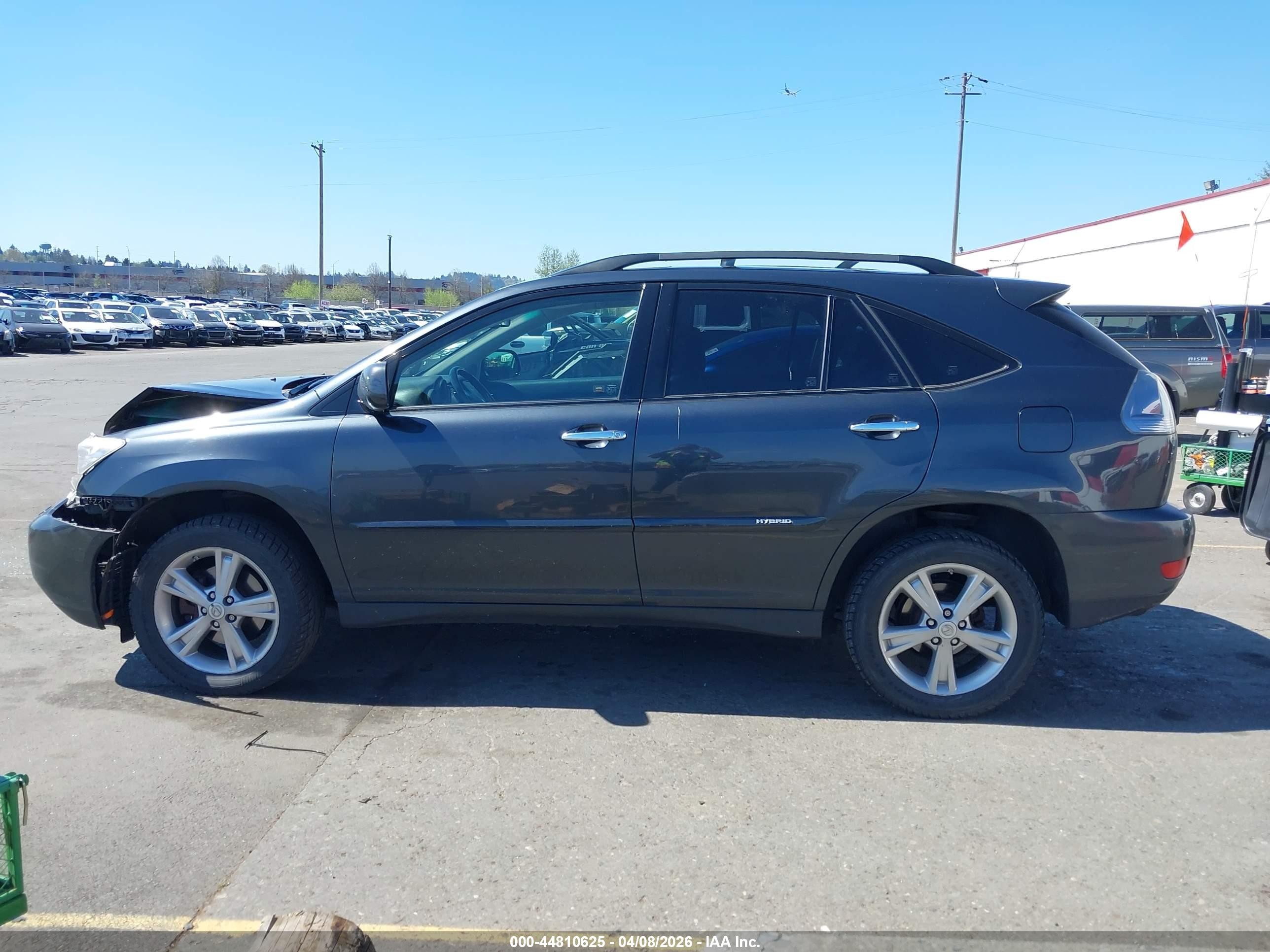 2008 Lexus Rx 400h Gray vin: JTJHW31UX82850980