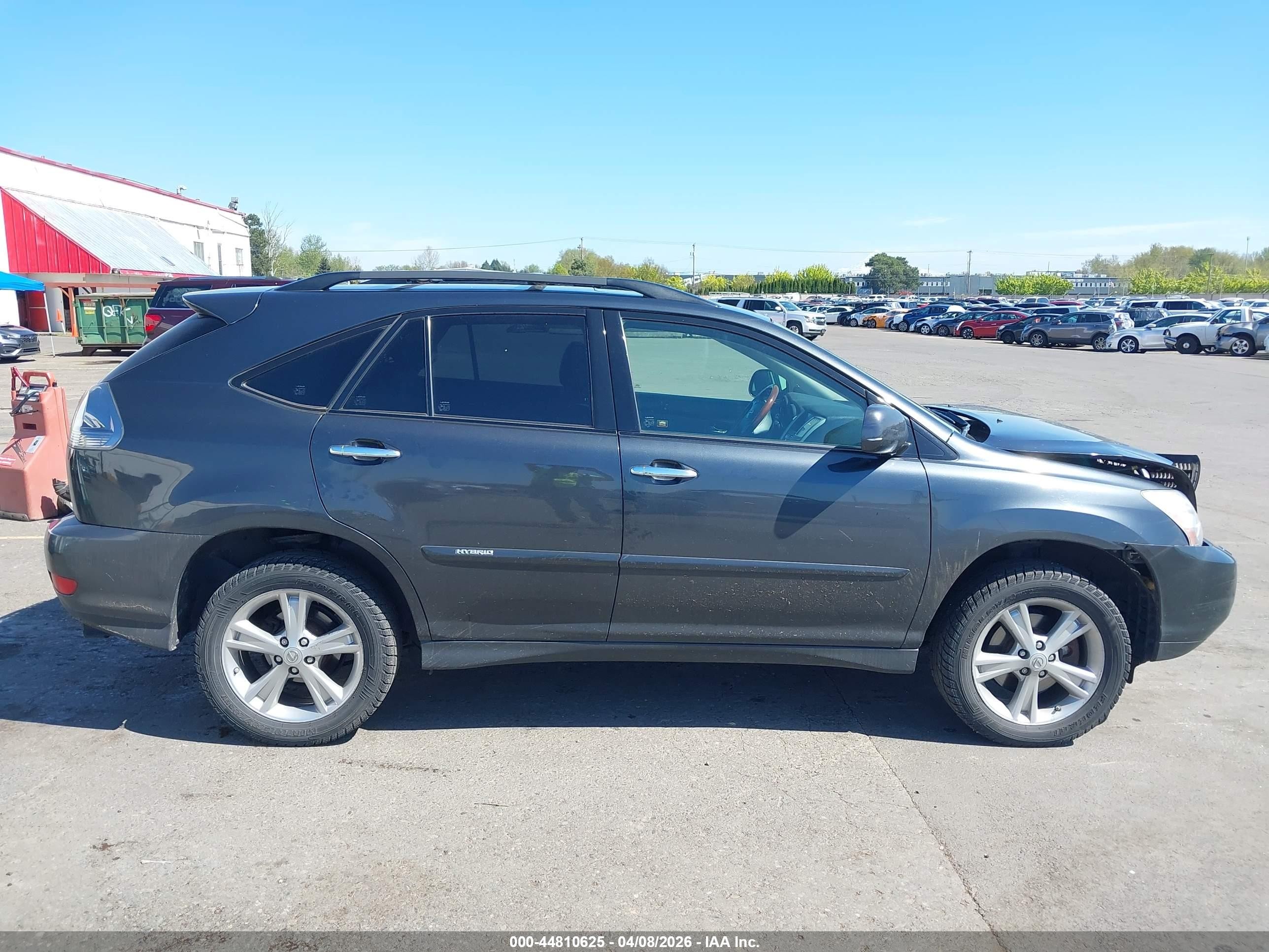 2008 Lexus Rx 400h Gray vin: JTJHW31UX82850980