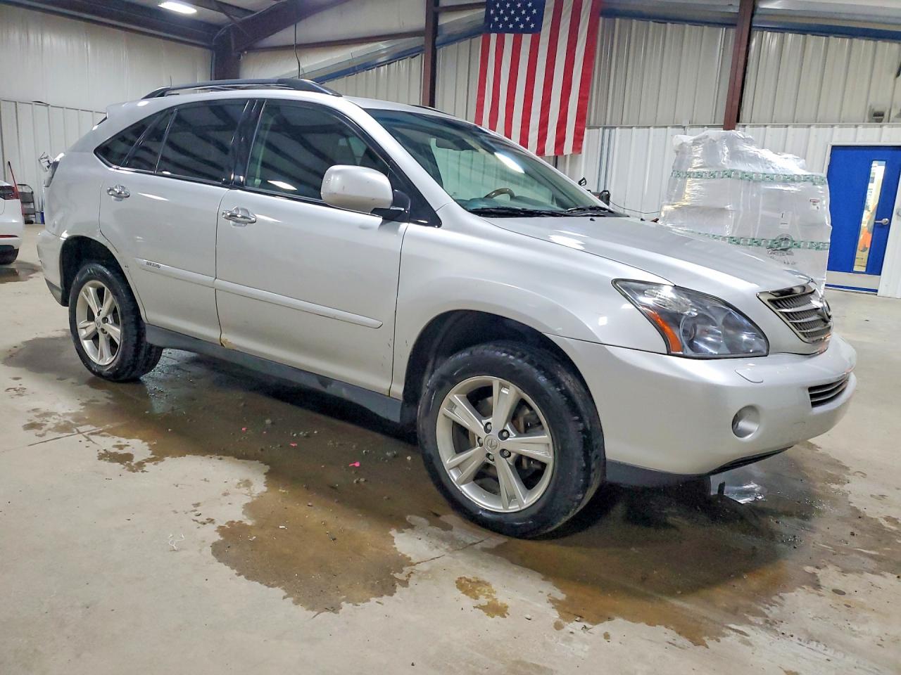 2008 Lexus Rx 400h Silver vin: JTJHW31UX82863793