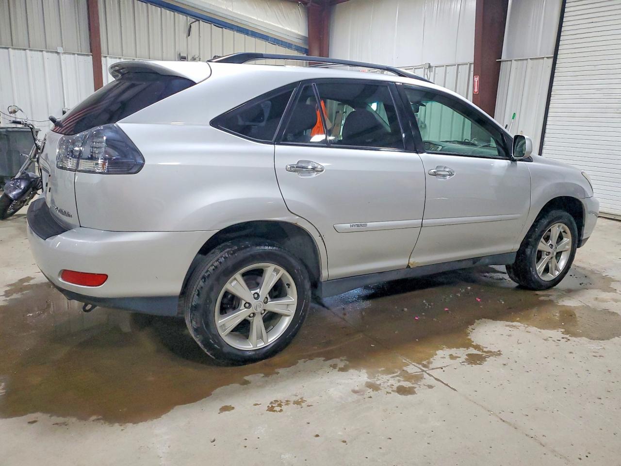 2008 Lexus Rx 400h Silver vin: JTJHW31UX82863793