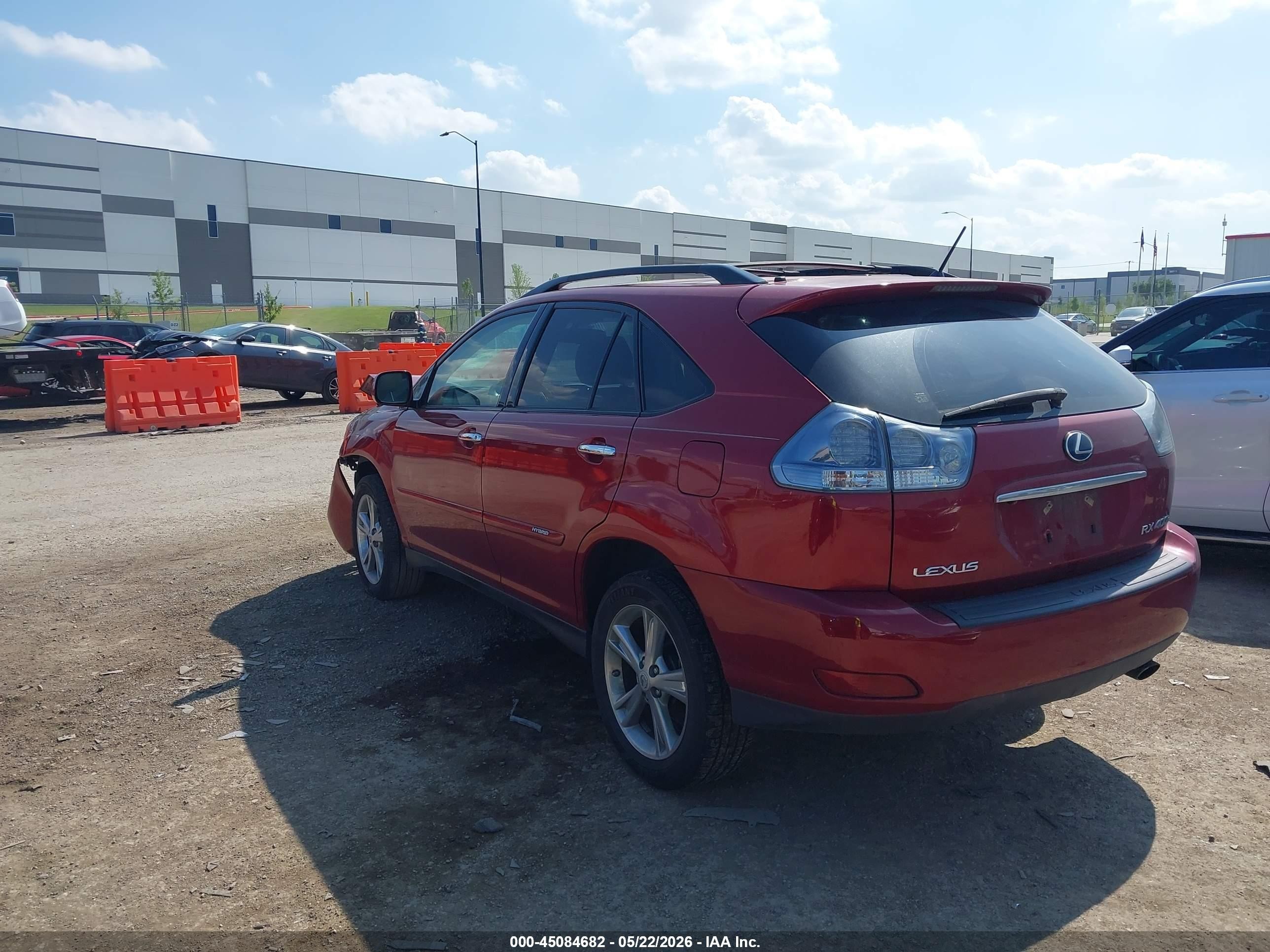 2008 Lexus Rx 400h   Red vin: JTJHW31UX82864474