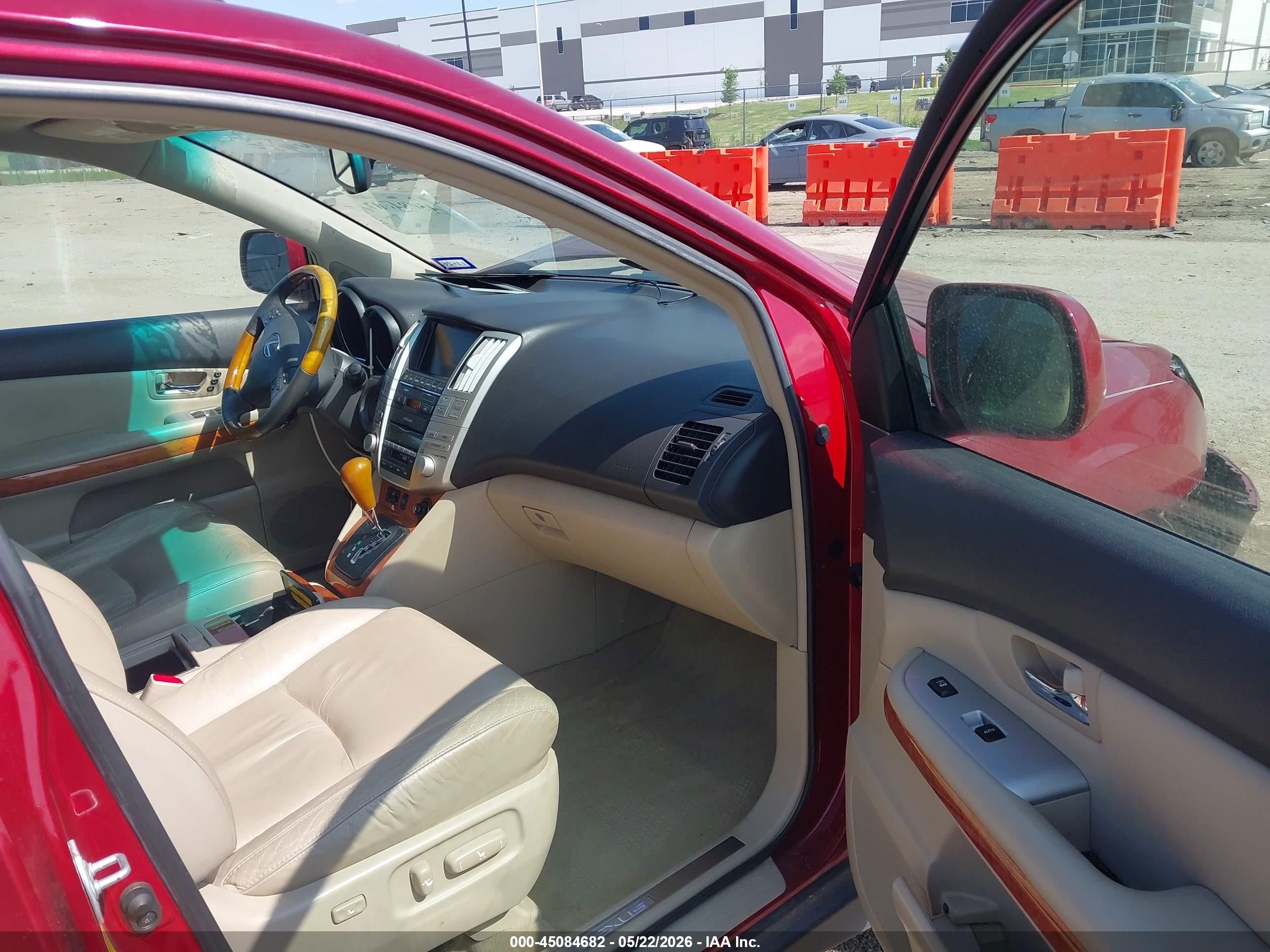 2008 Lexus Rx 400h   Red vin: JTJHW31UX82864474