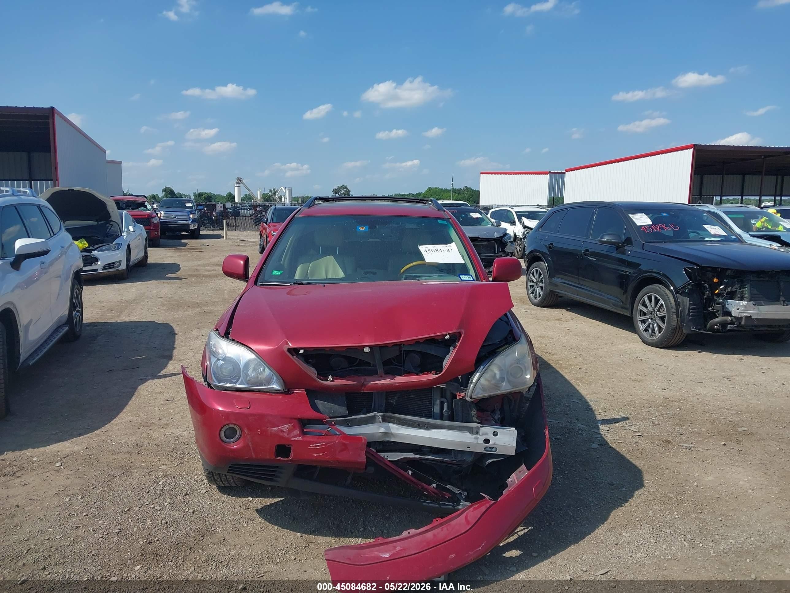 2008 Lexus Rx 400h   Red vin: JTJHW31UX82864474