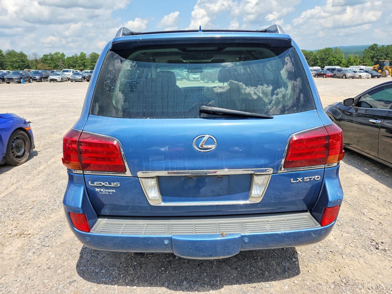 2009 Lexus Lx 570 Blue vin: JTJHY00W694020403