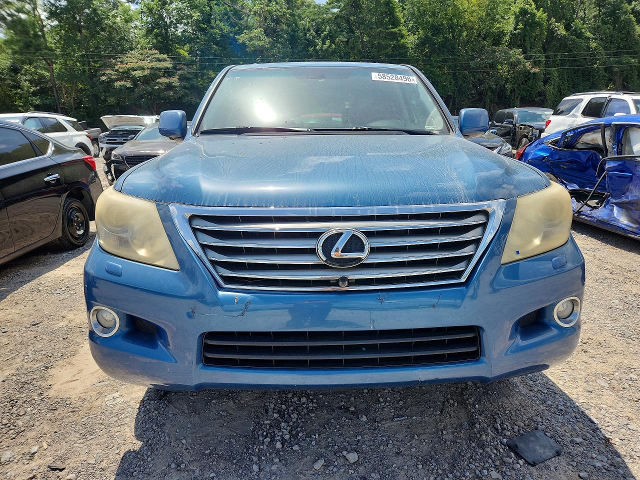 2009 Lexus Lx 570 Blue vin: JTJHY00W694020403