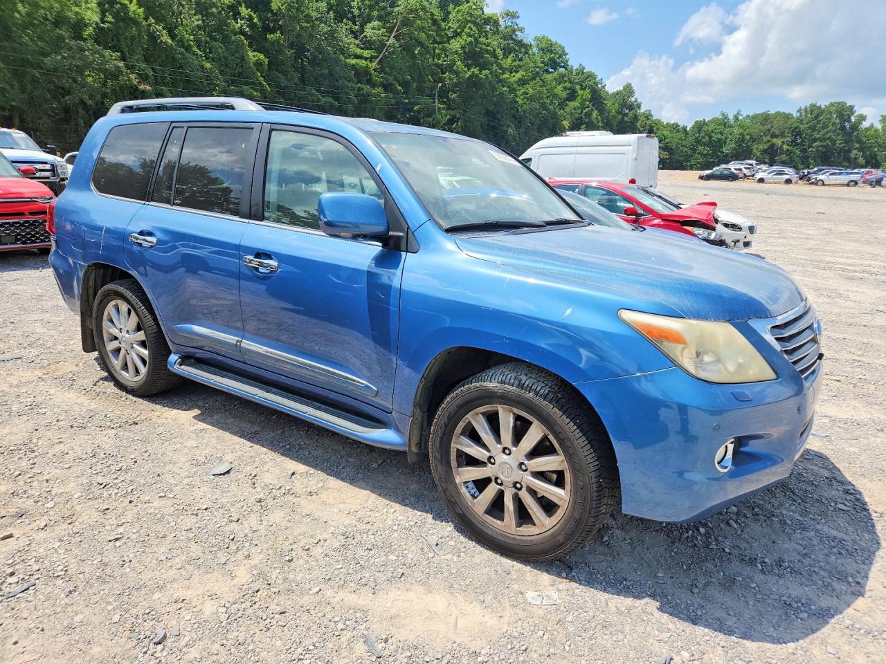 2009 Lexus Lx 570 Blue vin: JTJHY00W694020403