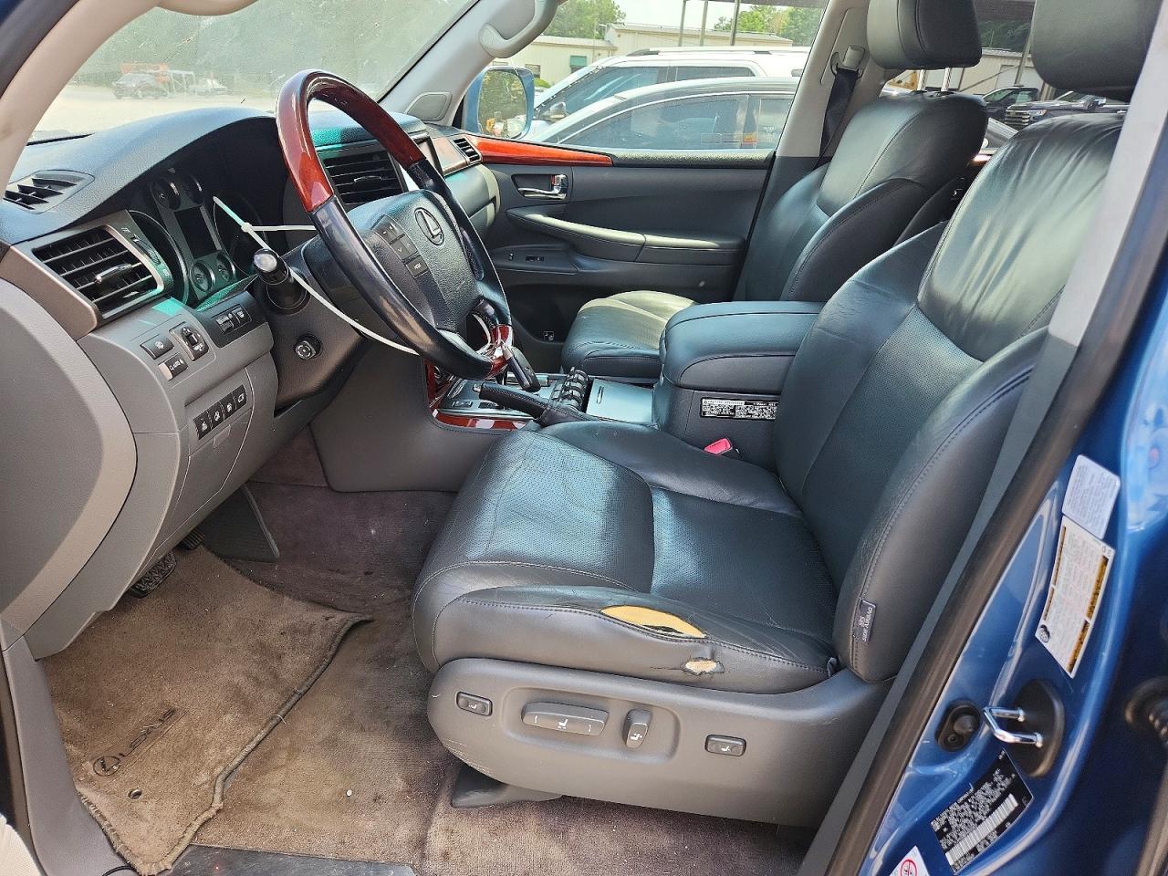 2009 Lexus Lx 570 Blue vin: JTJHY00W694020403