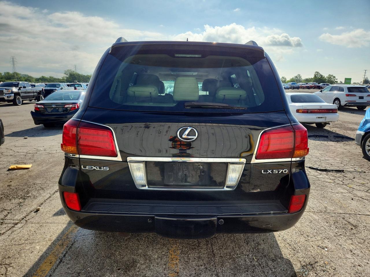 2009 Lexus Lx 570 Black vin: JTJHY00W694028596
