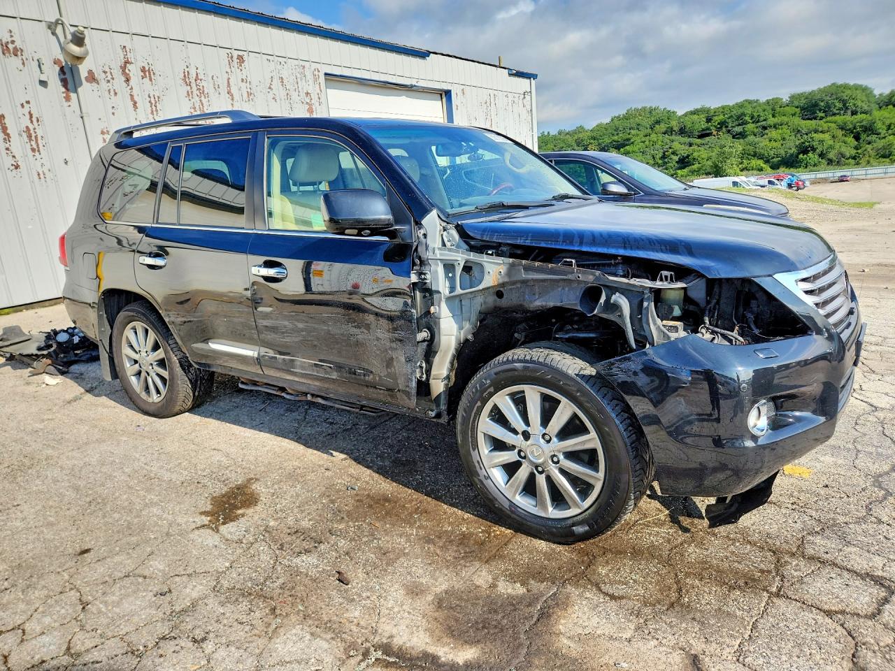 2009 Lexus Lx 570 Black vin: JTJHY00W694028596