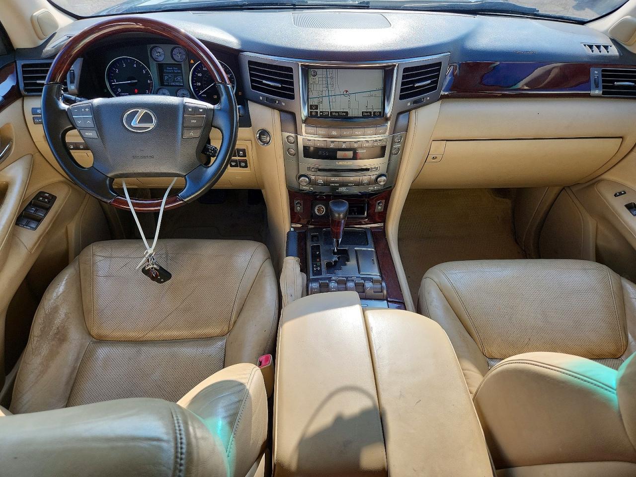 2009 Lexus Lx 570 Black vin: JTJHY00W694028596