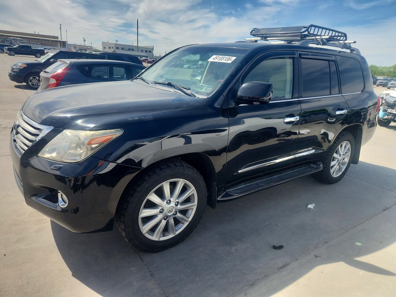 2009 Lexus Lx 570 Base Black vin: JTJHY00W894020113