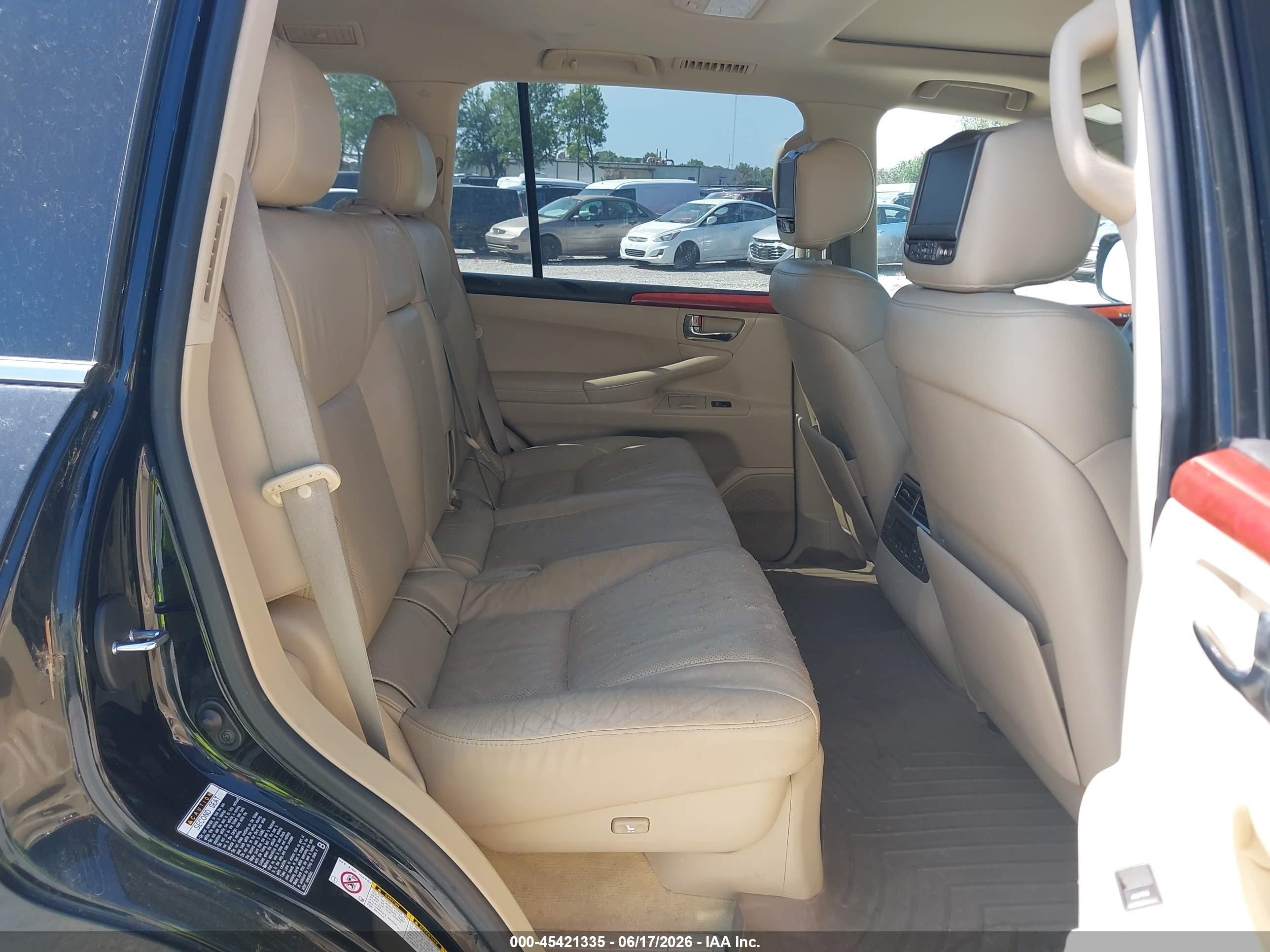 2010 Lexus Lx 570   Black vin: JTJHY7AX0A4044832