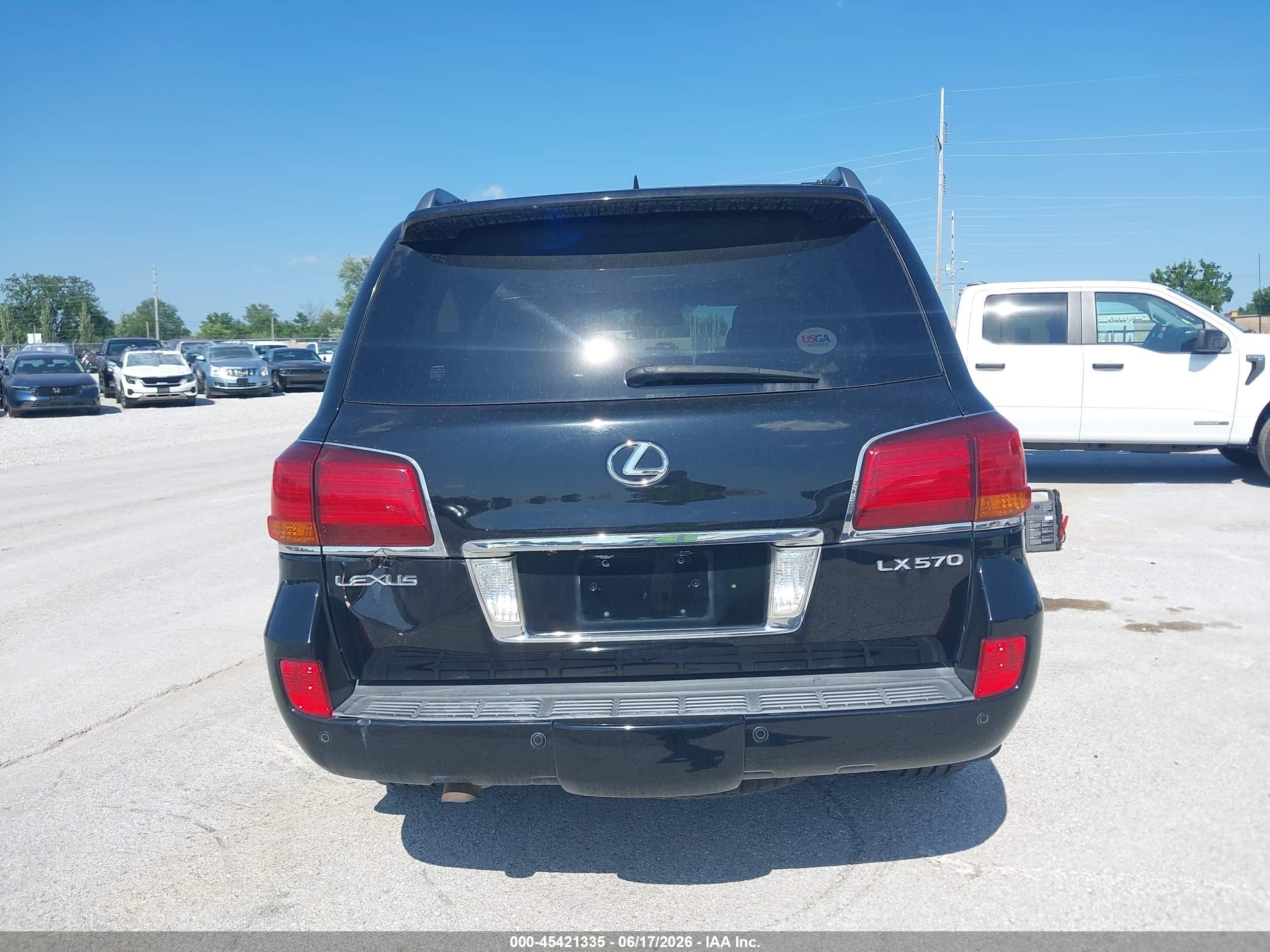 2010 Lexus Lx 570   Black vin: JTJHY7AX0A4044832