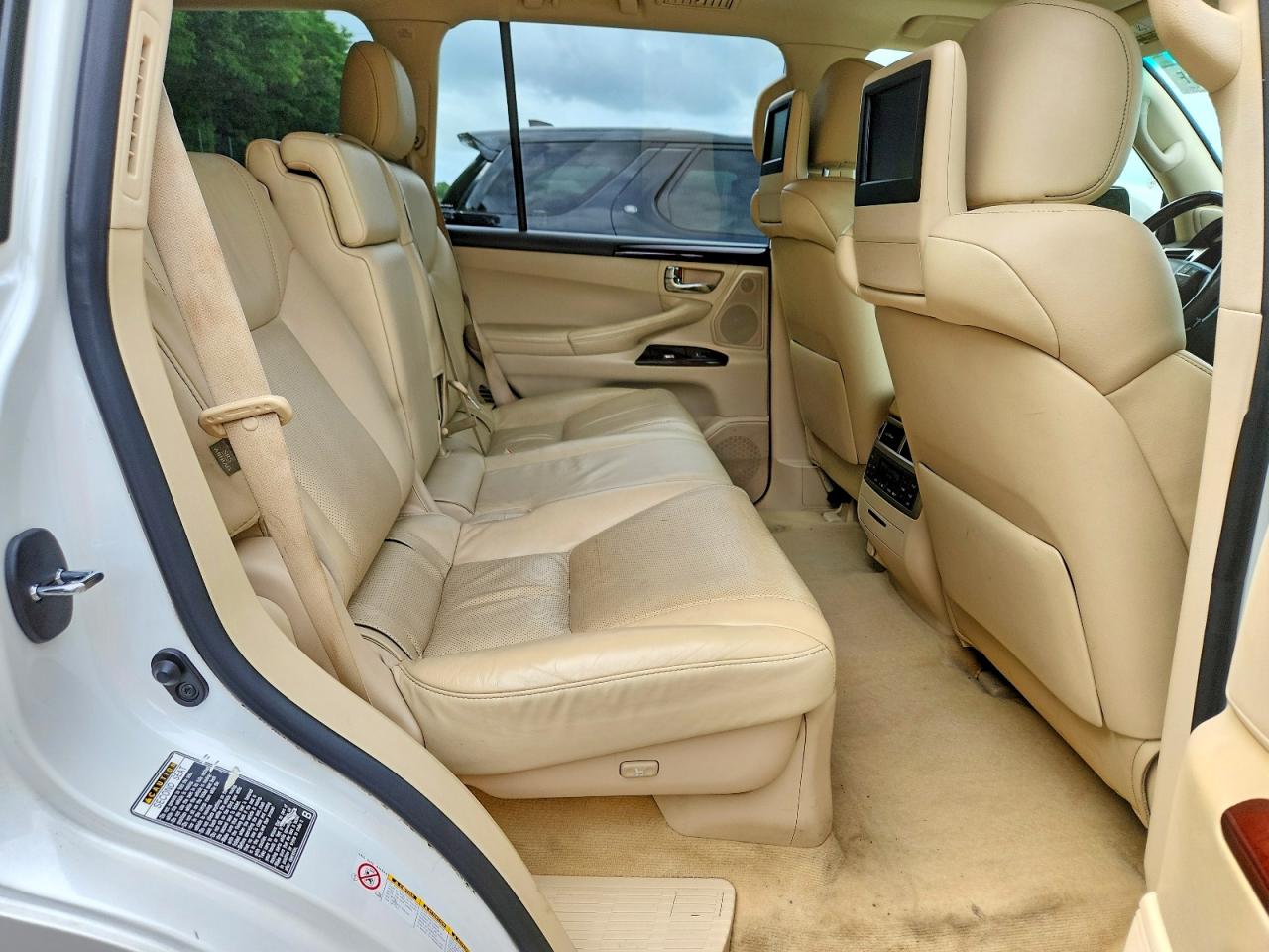 2013 Lexus Lx 570 White vin: JTJHY7AX0D4101776