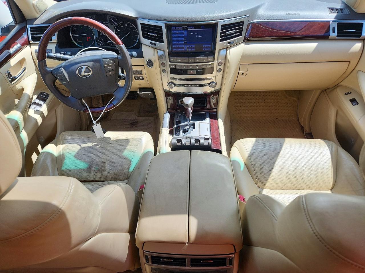 2013 Lexus Lx 570 Белый vin: JTJHY7AX1D4108252