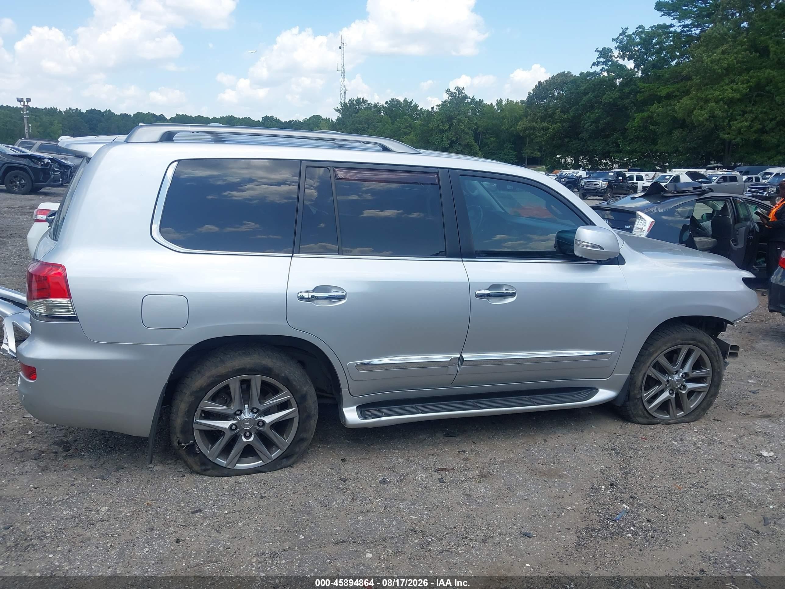 2013 Lexus Lx 570 Gray vin: JTJHY7AX1D4109563