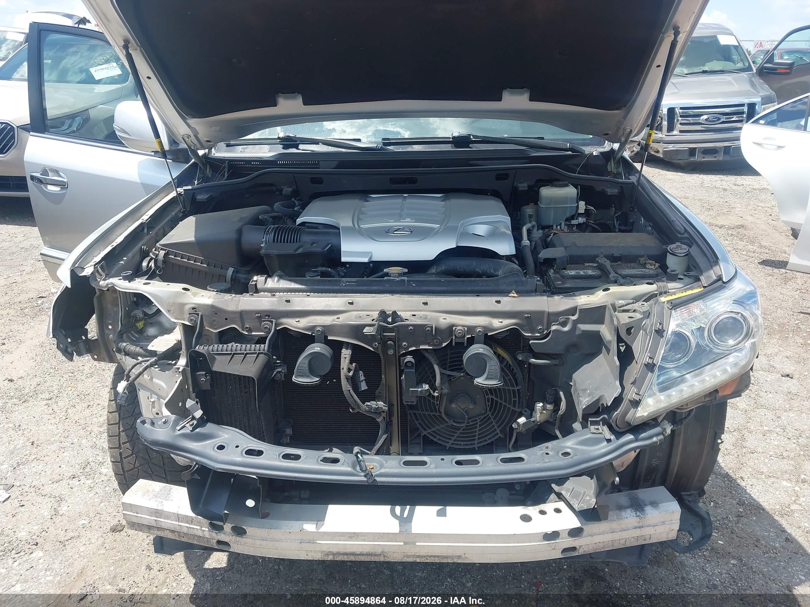 2013 Lexus Lx 570 Gray vin: JTJHY7AX1D4109563