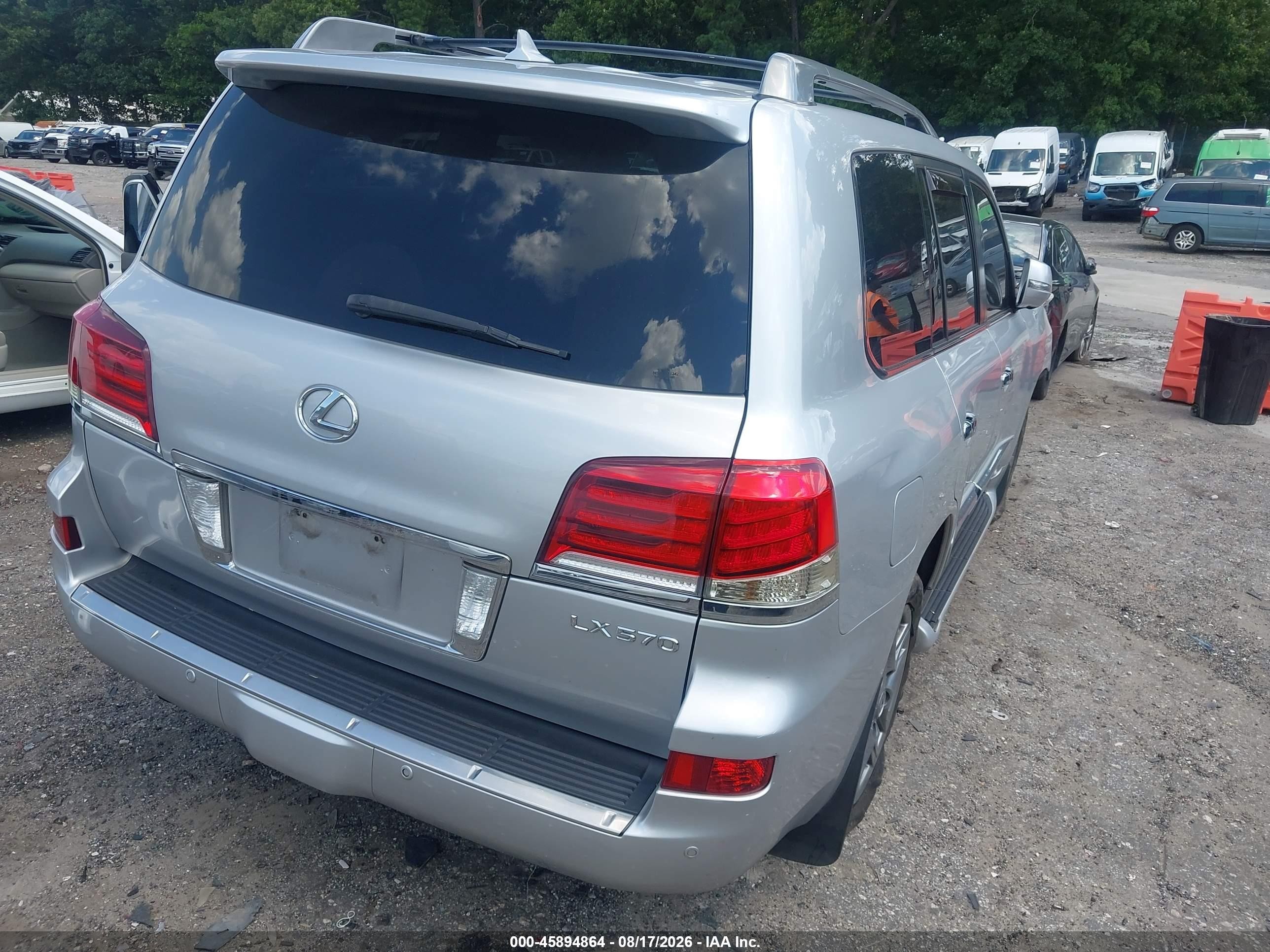 2013 Lexus Lx 570 Gray vin: JTJHY7AX1D4109563