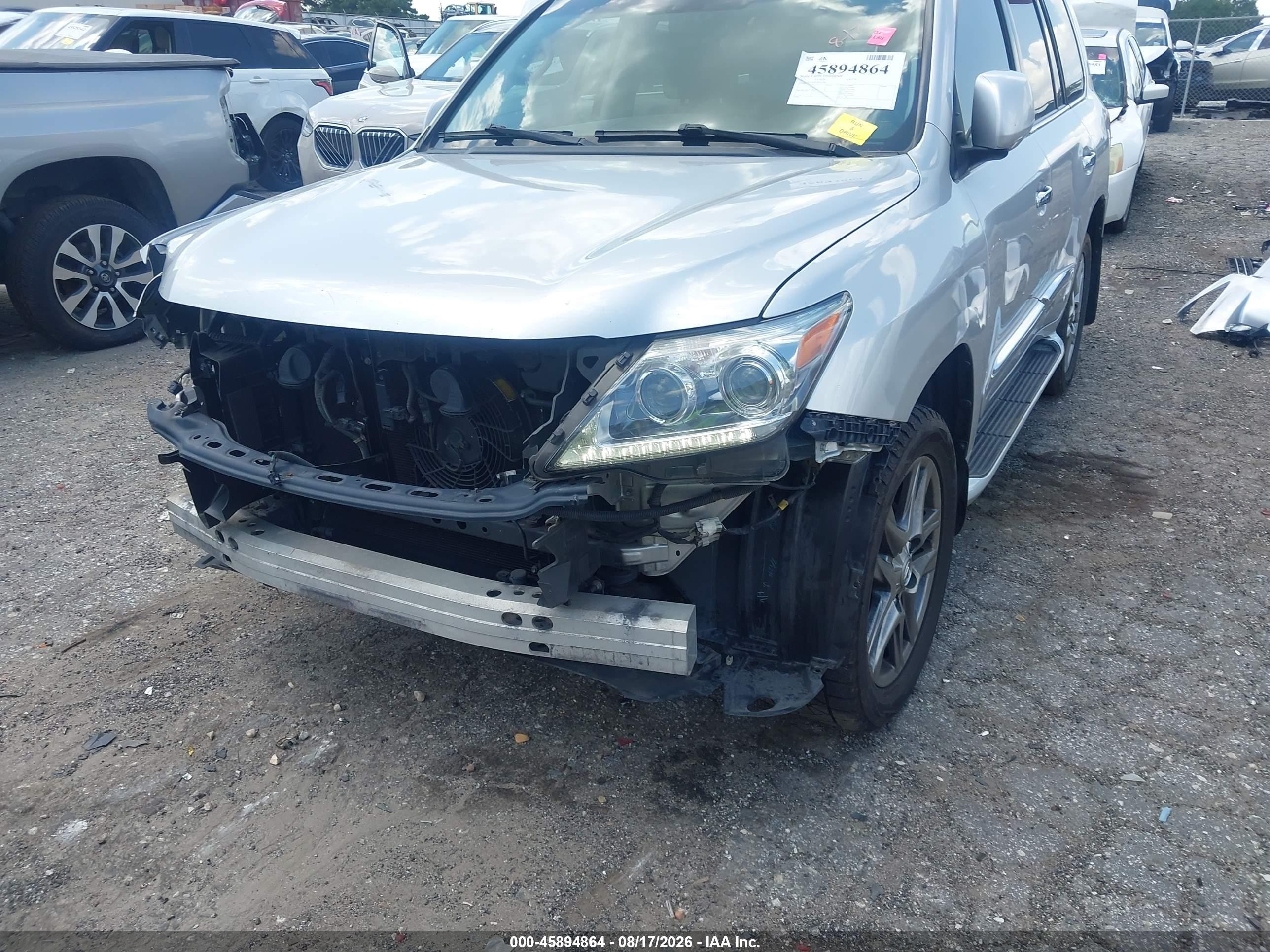 2013 Lexus Lx 570 Gray vin: JTJHY7AX1D4109563