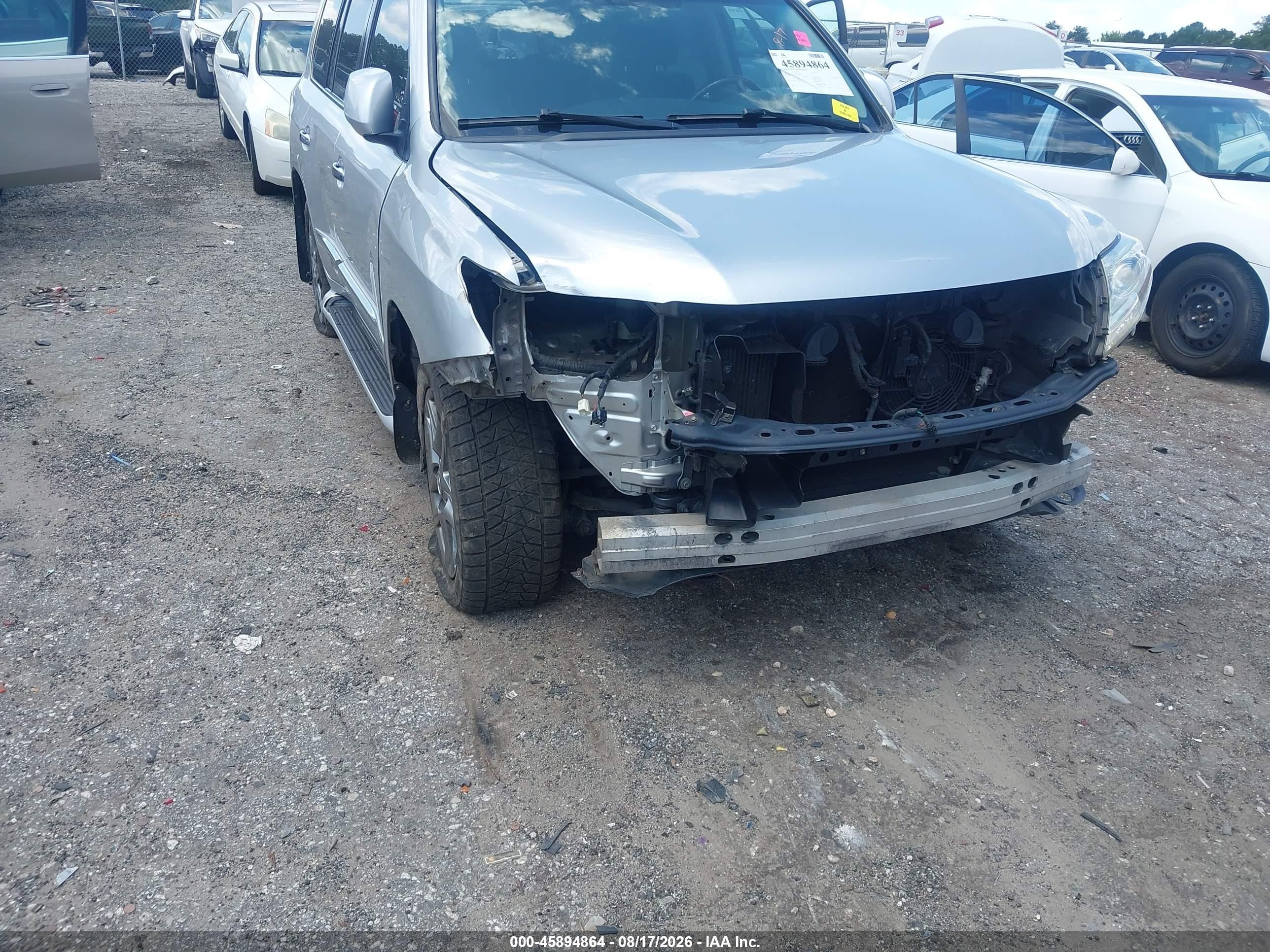 2013 Lexus Lx 570 Gray vin: JTJHY7AX1D4109563