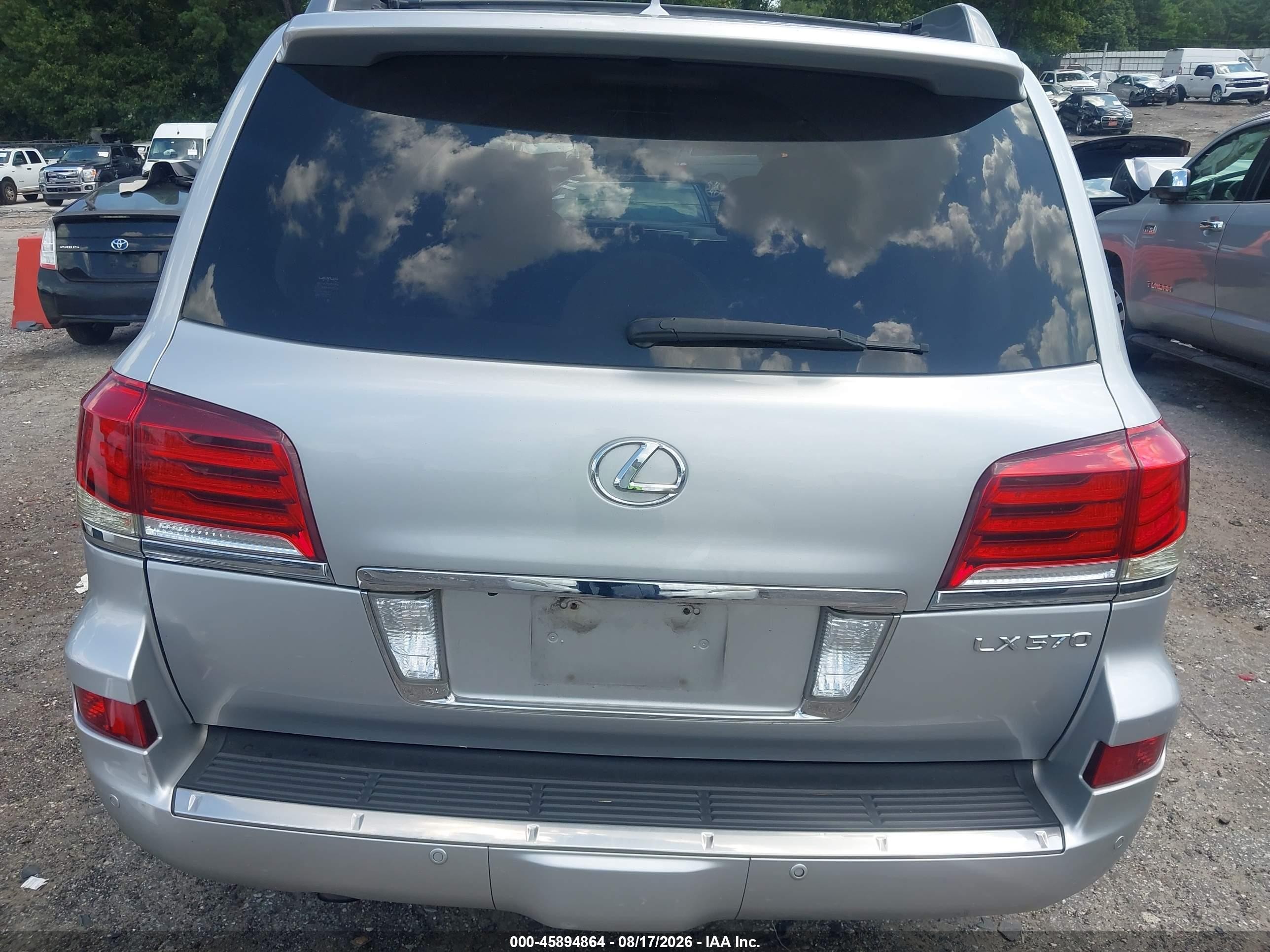 2013 Lexus Lx 570 Gray vin: JTJHY7AX1D4109563