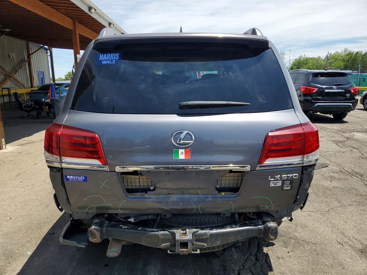 2013 Lexus Lx 570 Gray vin: JTJHY7AX2D4110740