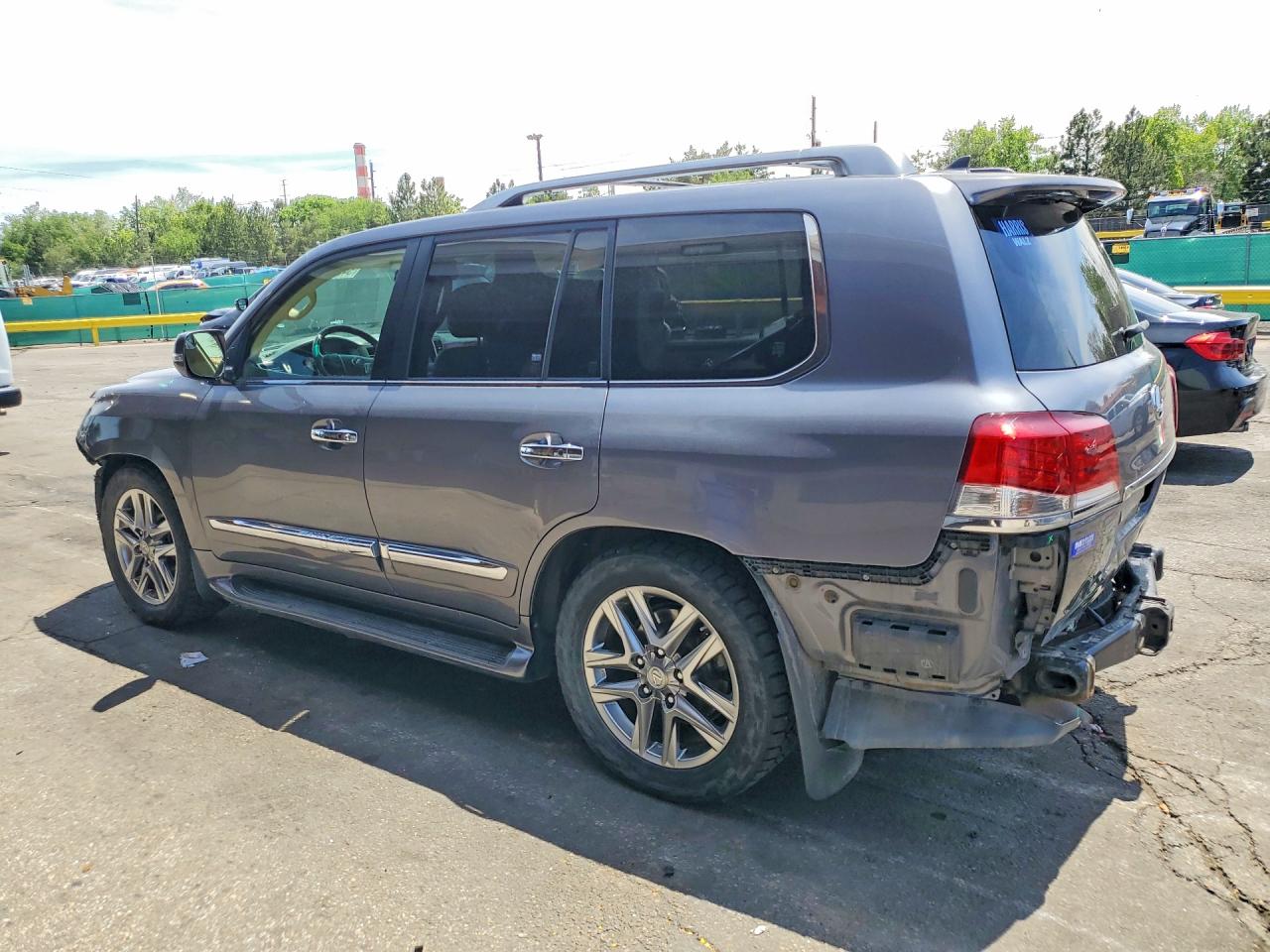 2013 Lexus Lx 570 Gray vin: JTJHY7AX2D4110740