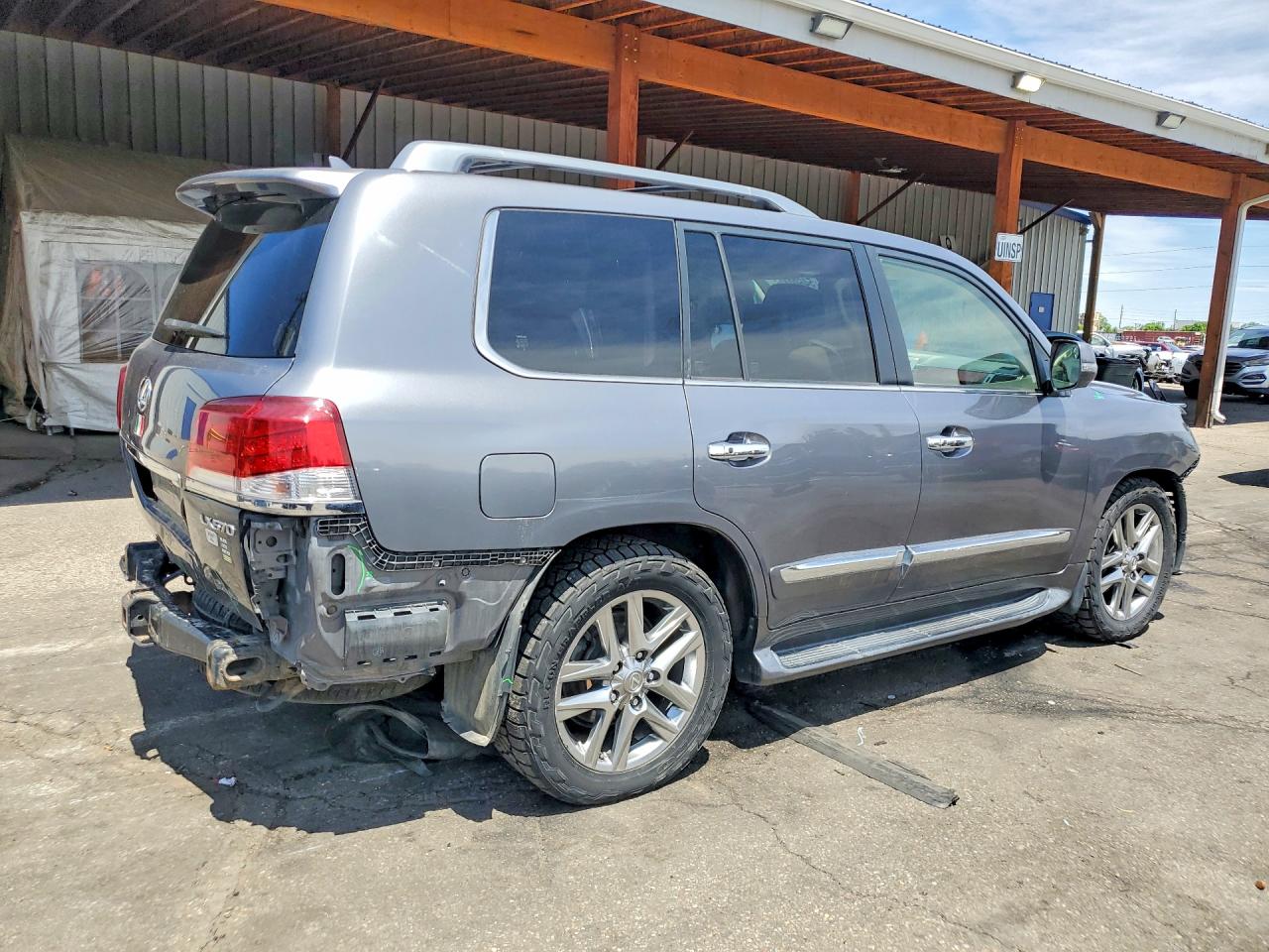 2013 Lexus Lx 570 Gray vin: JTJHY7AX2D4110740