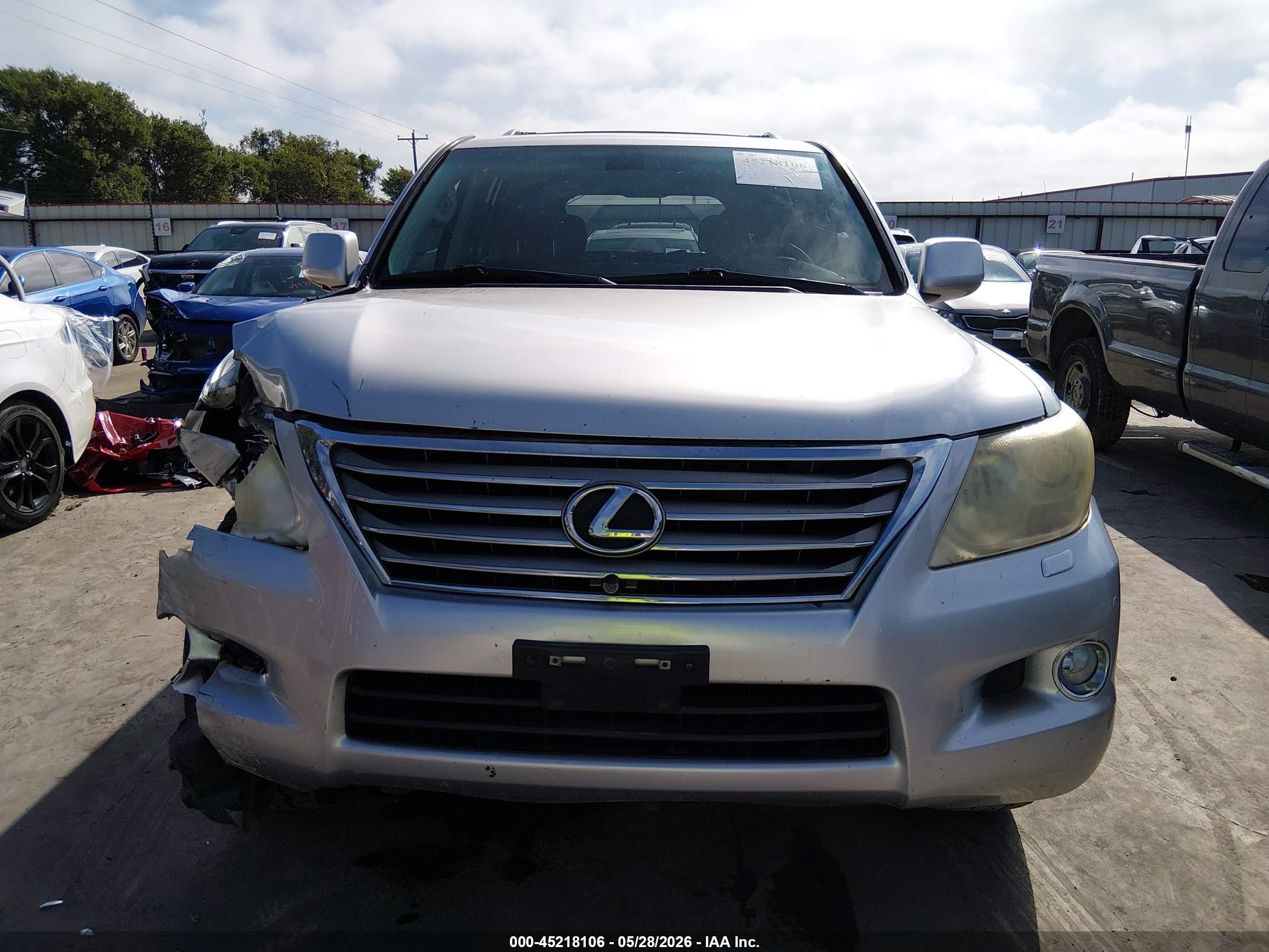 2011 Lexus Lx 570 Silver vin: JTJHY7AX3B4075171