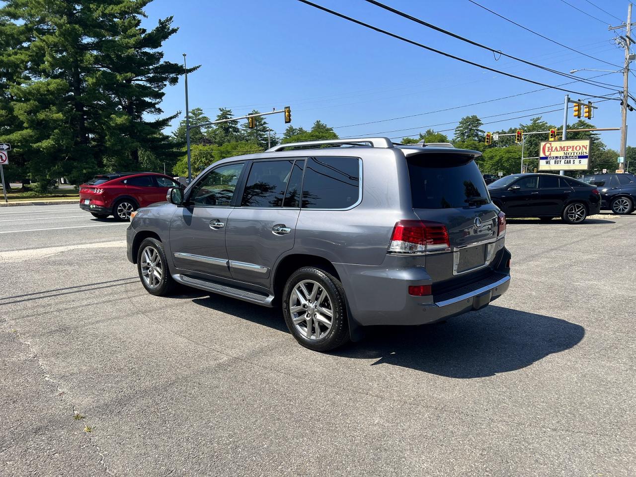 2013 Lexus Lx 570 Gray vin: JTJHY7AX3D4130026