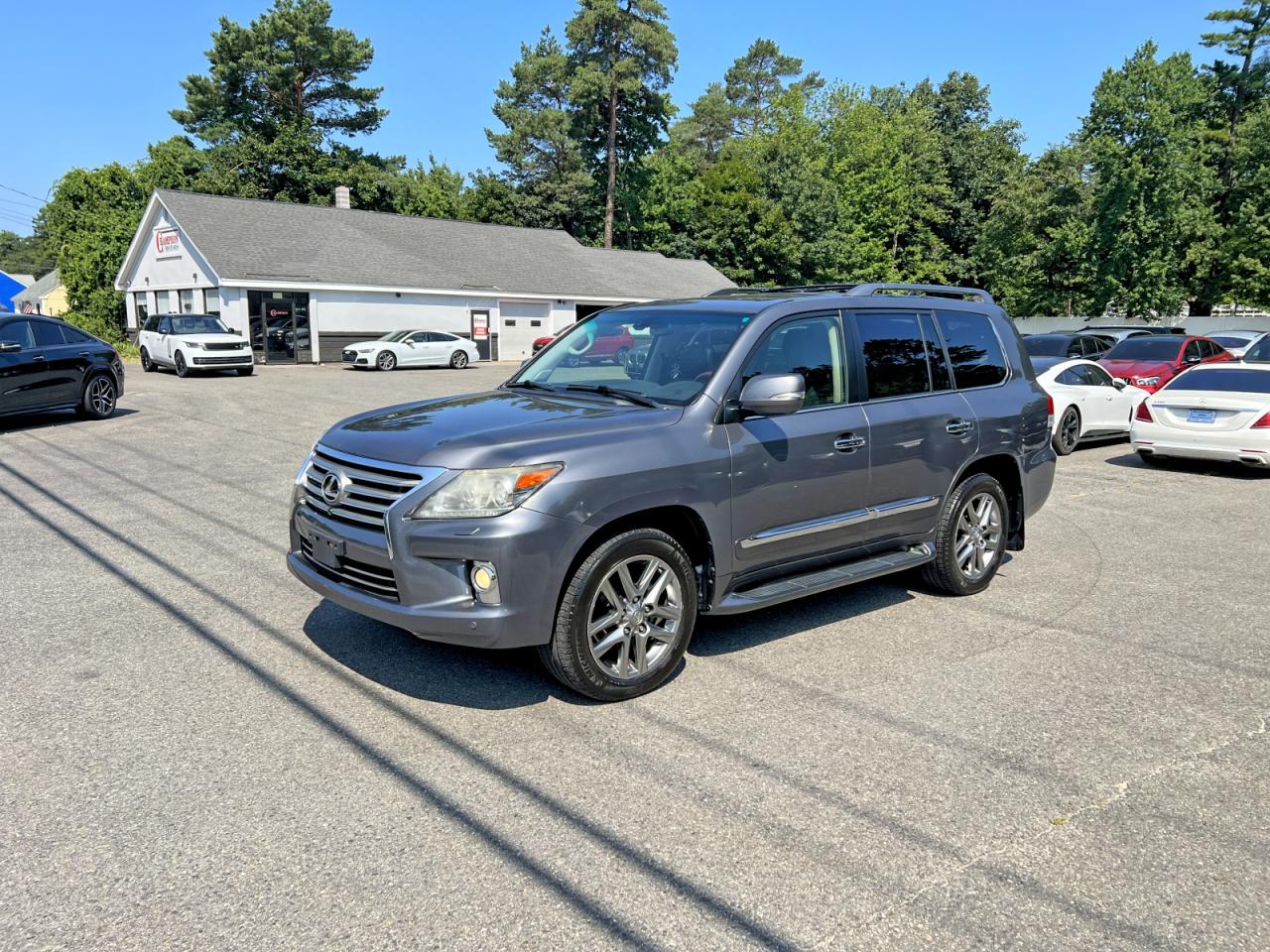 2013 Lexus Lx 570 Gray vin: JTJHY7AX3D4130026