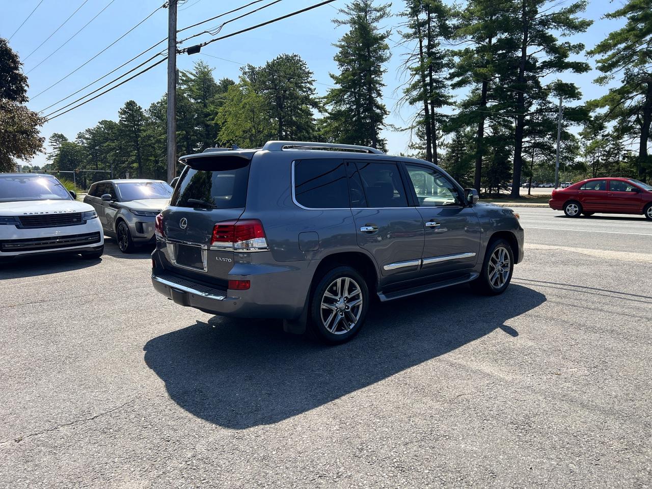 2013 Lexus Lx 570 Gray vin: JTJHY7AX3D4130026