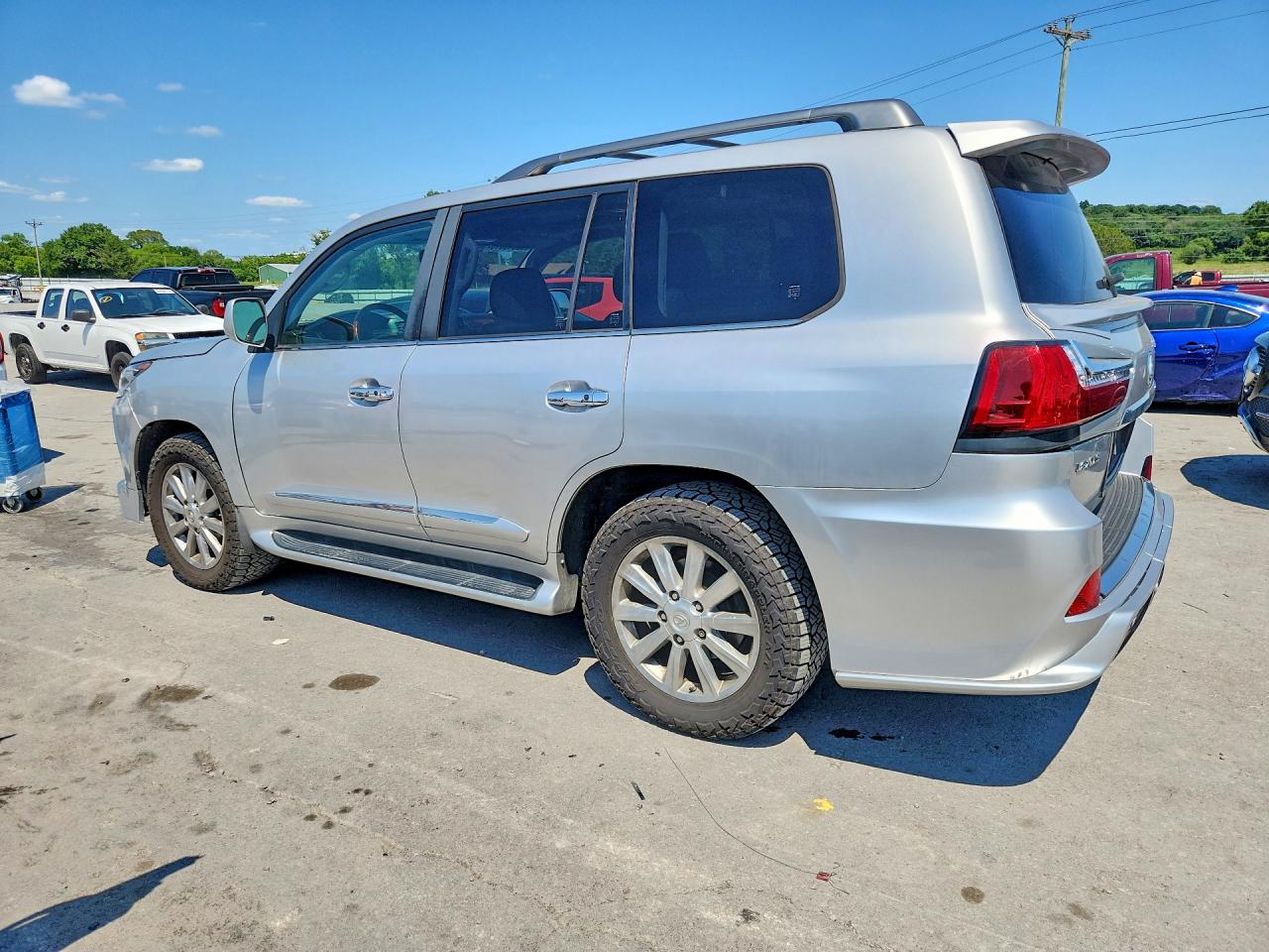 2010 Lexus Lx 570 Silver vin: JTJHY7AX5A4037066
