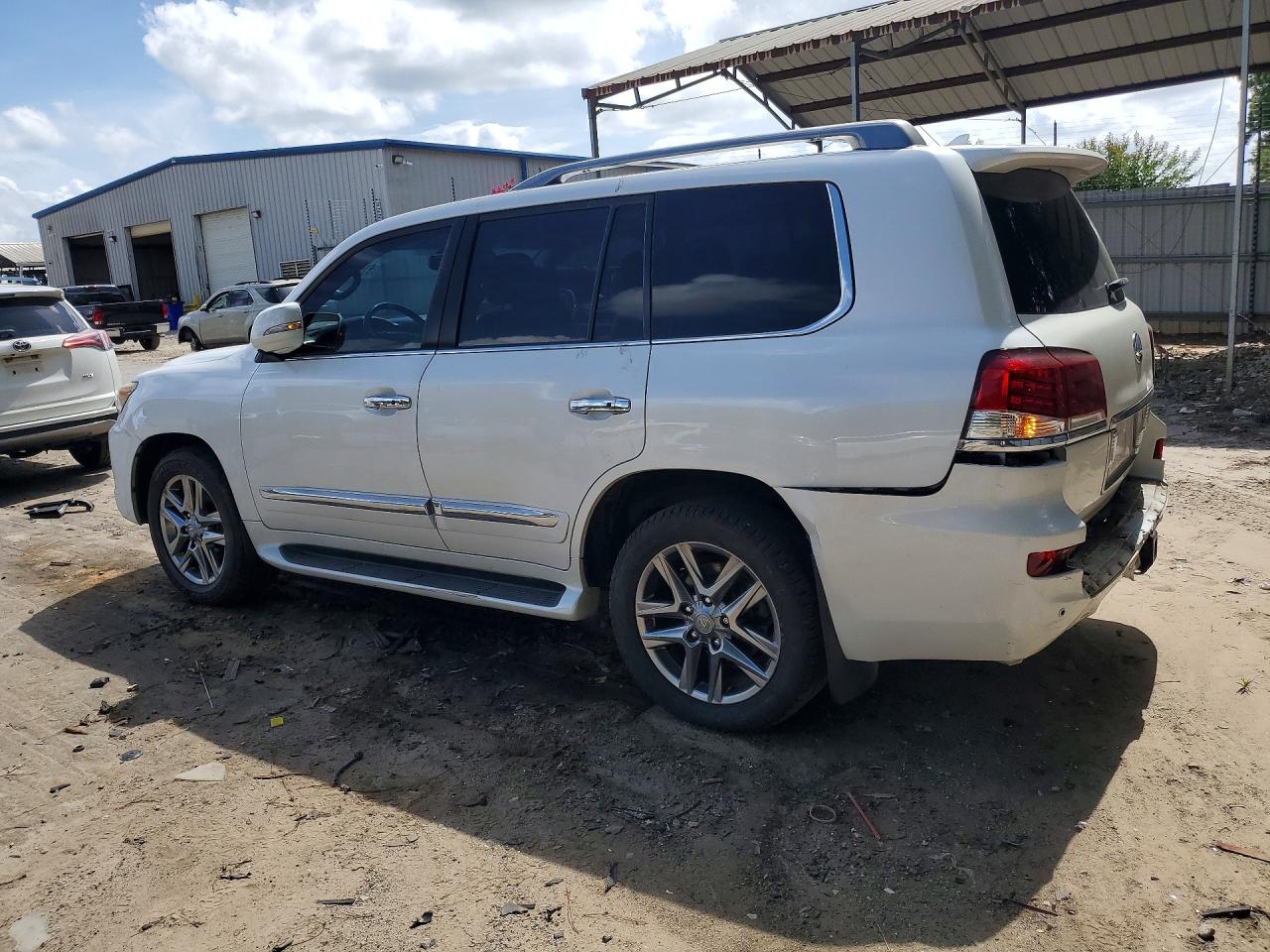 2013 Lexus Lx 570 White vin: JTJHY7AX5D4129654