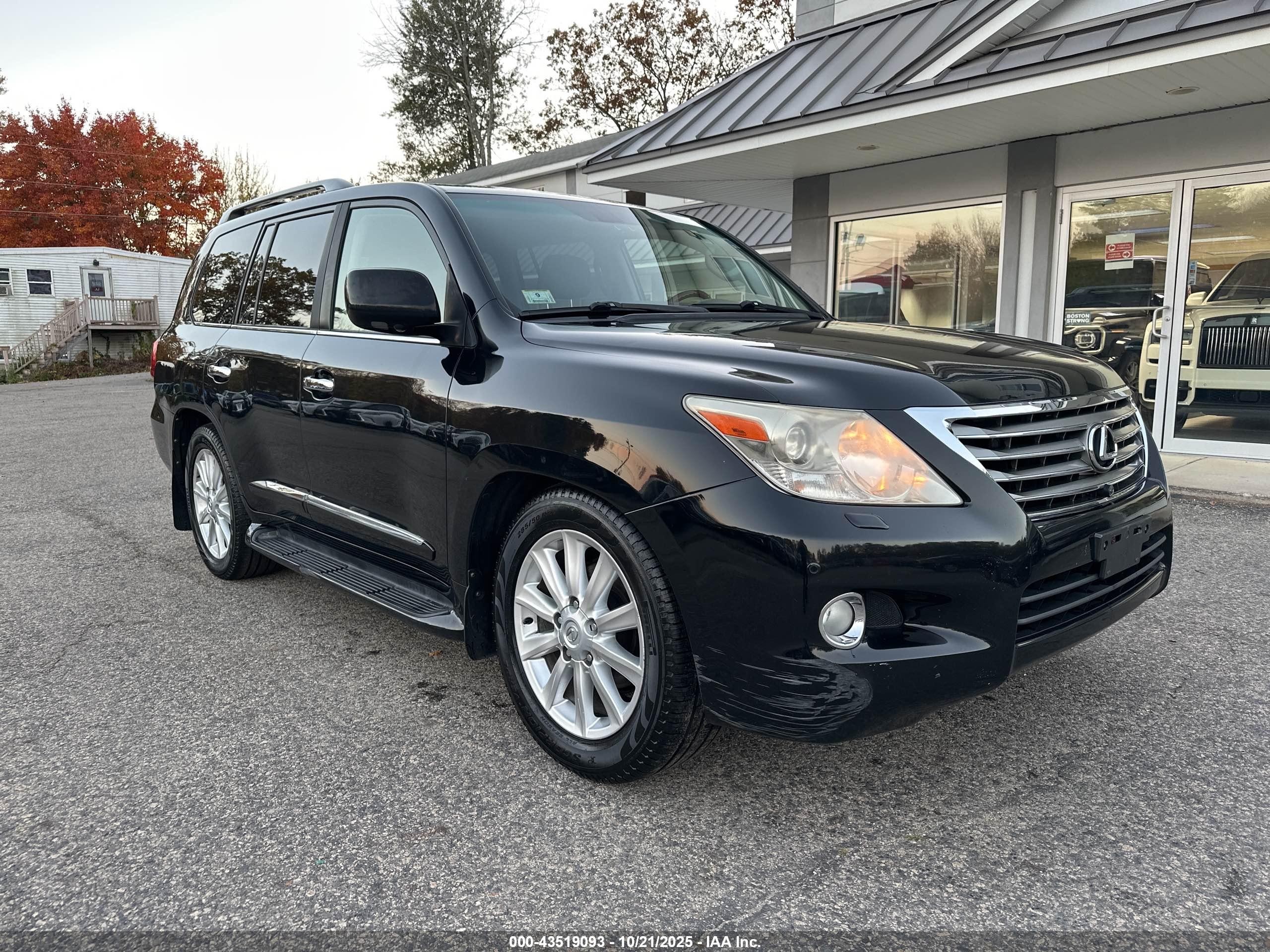 2010 Lexus Lx 570   Черный vin: JTJHY7AX6A4042972