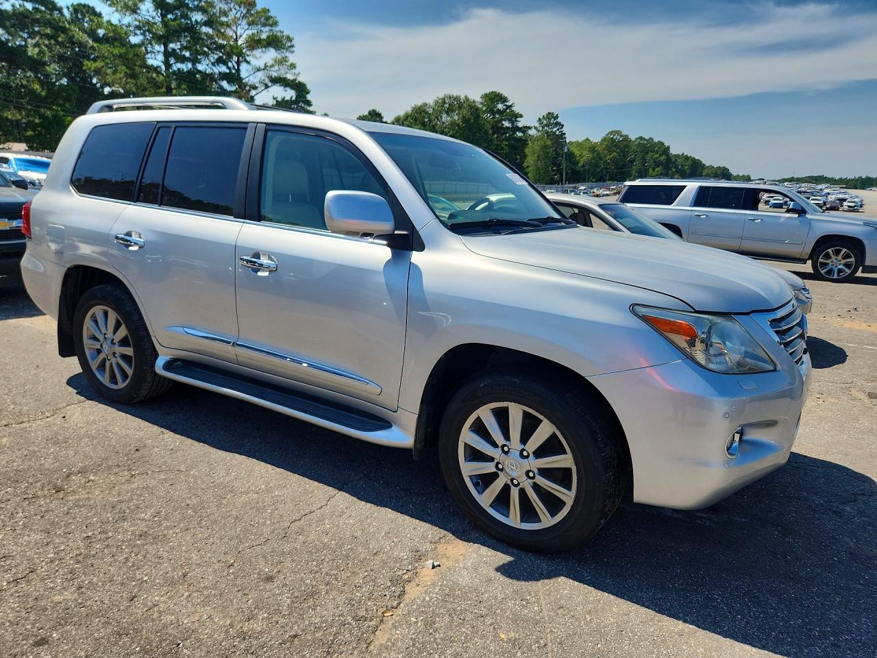 2010 Lexus Lx 570 Silver vin: JTJHY7AX6A4055107