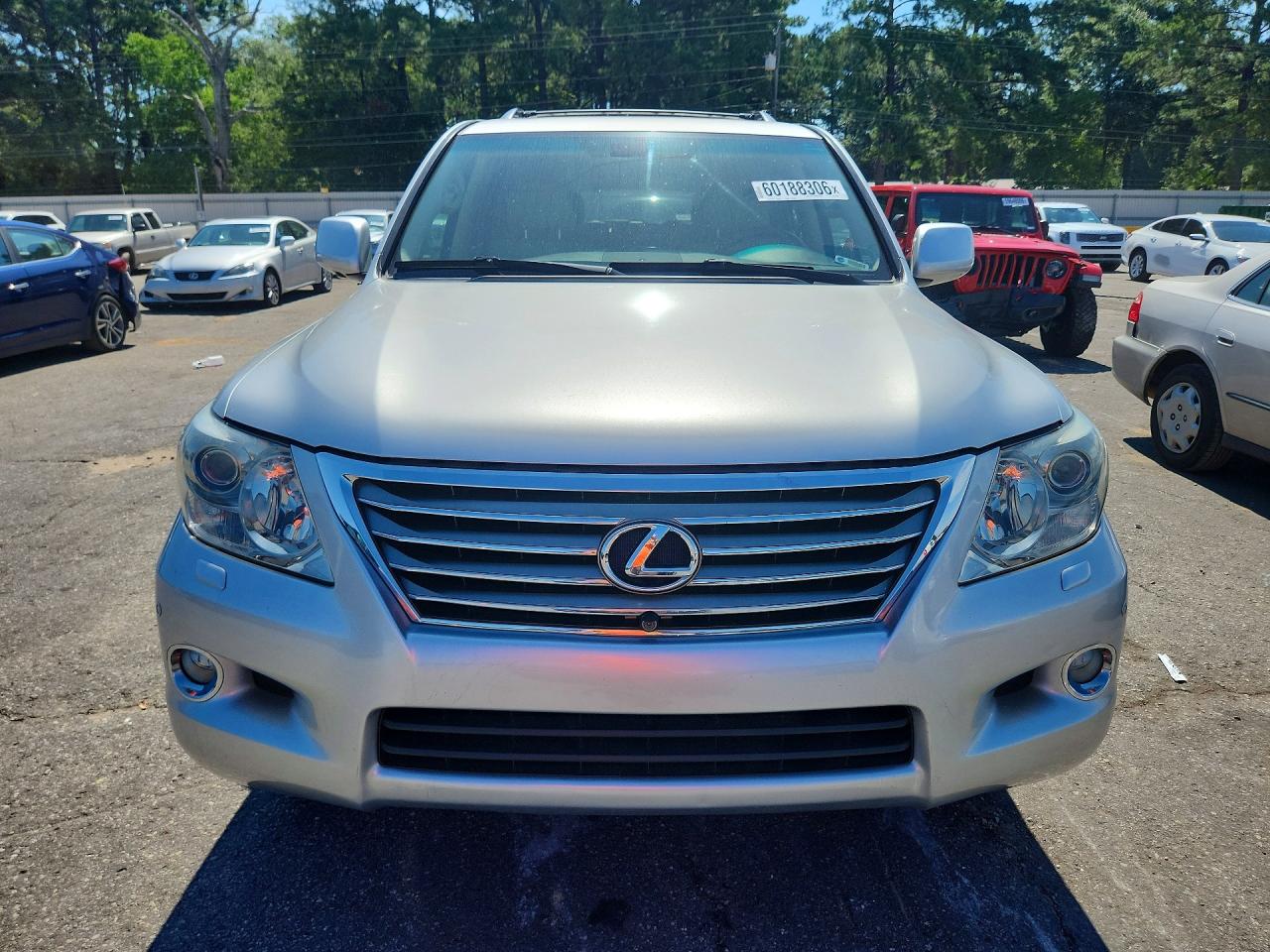 2010 Lexus Lx 570 Silver vin: JTJHY7AX6A4055107