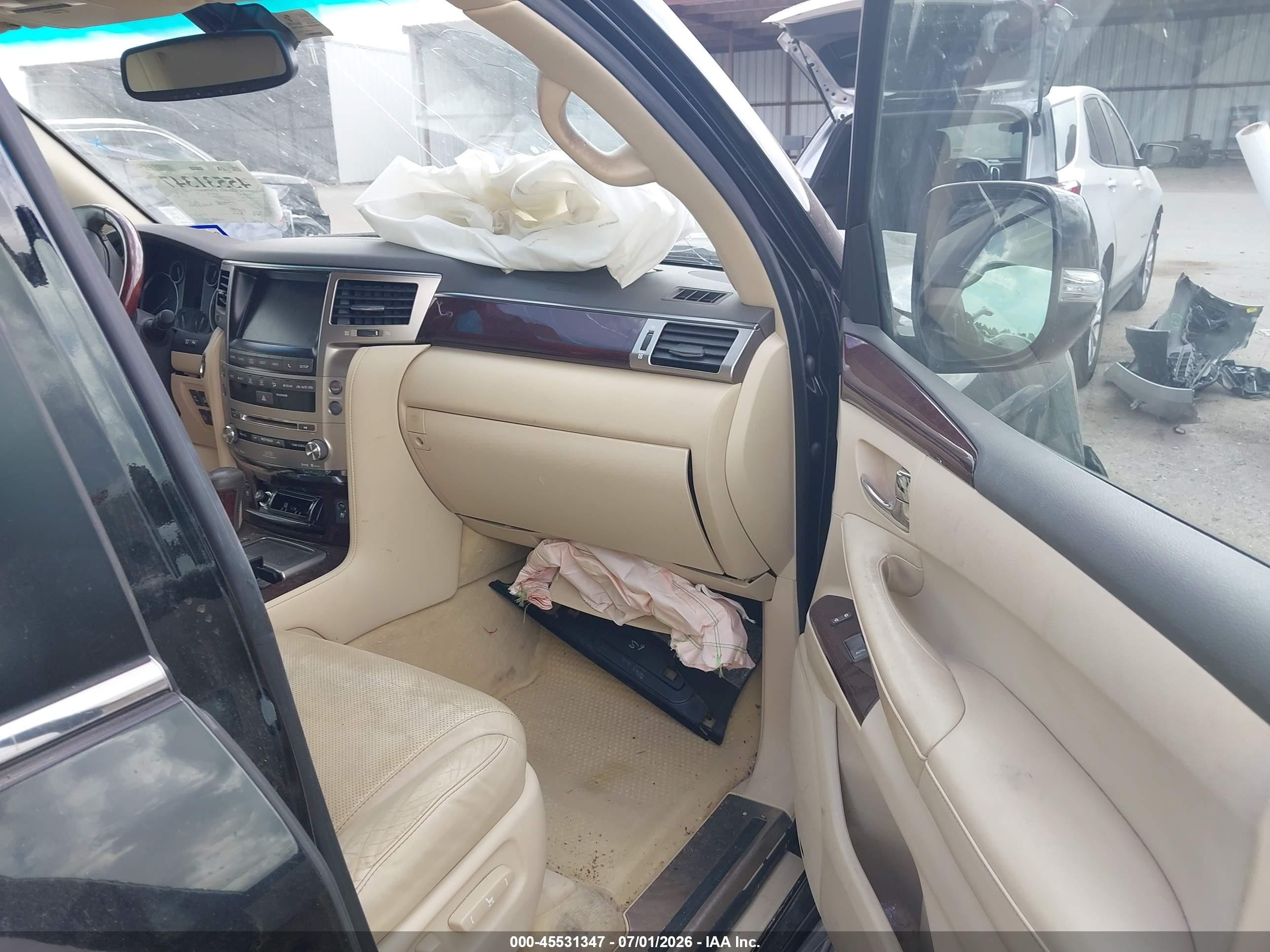 2013 Lexus Lx 570   Black vin: JTJHY7AX6D4105749