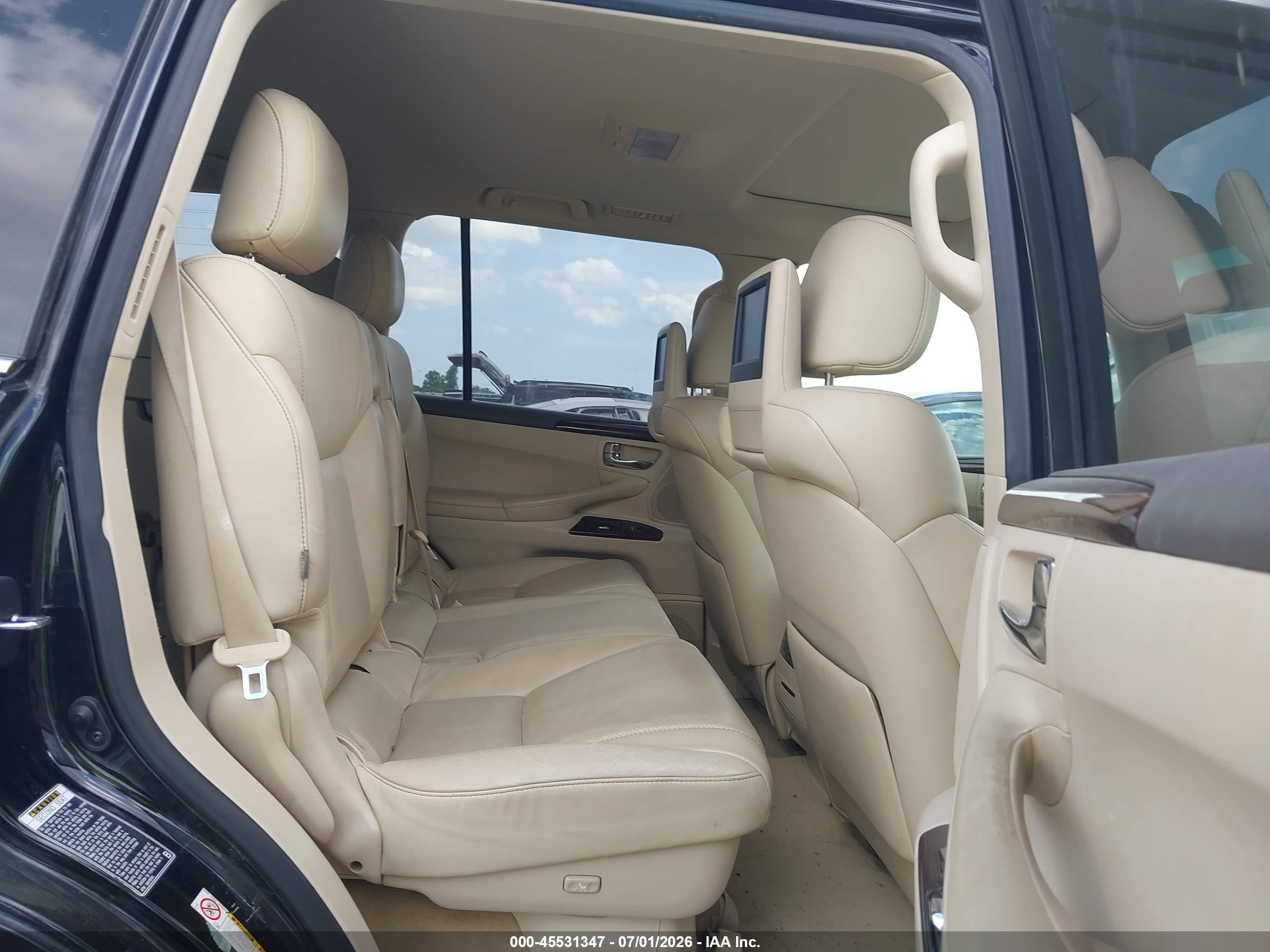 2013 Lexus Lx 570   Black vin: JTJHY7AX6D4105749