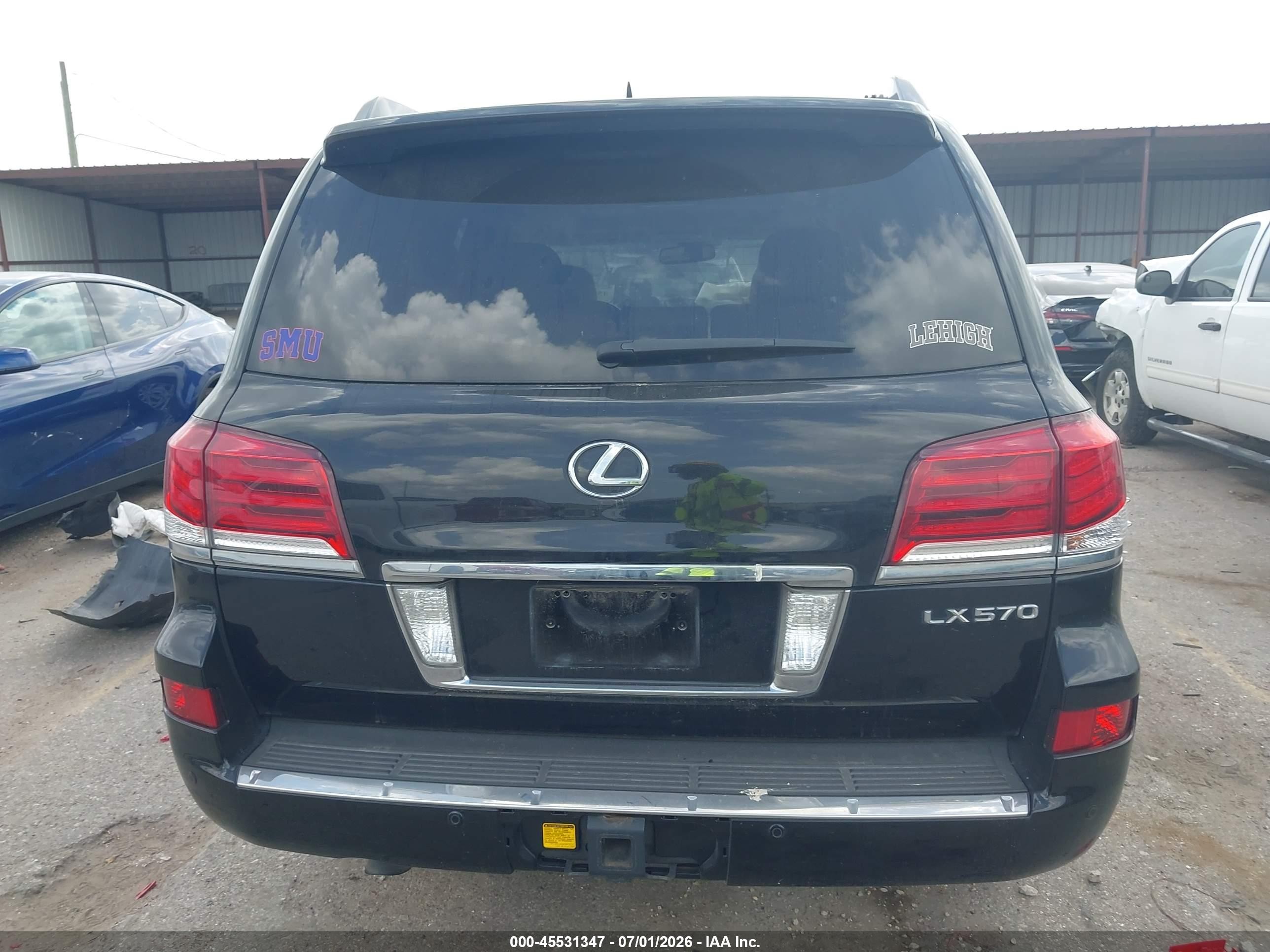 2013 Lexus Lx 570   Black vin: JTJHY7AX6D4105749