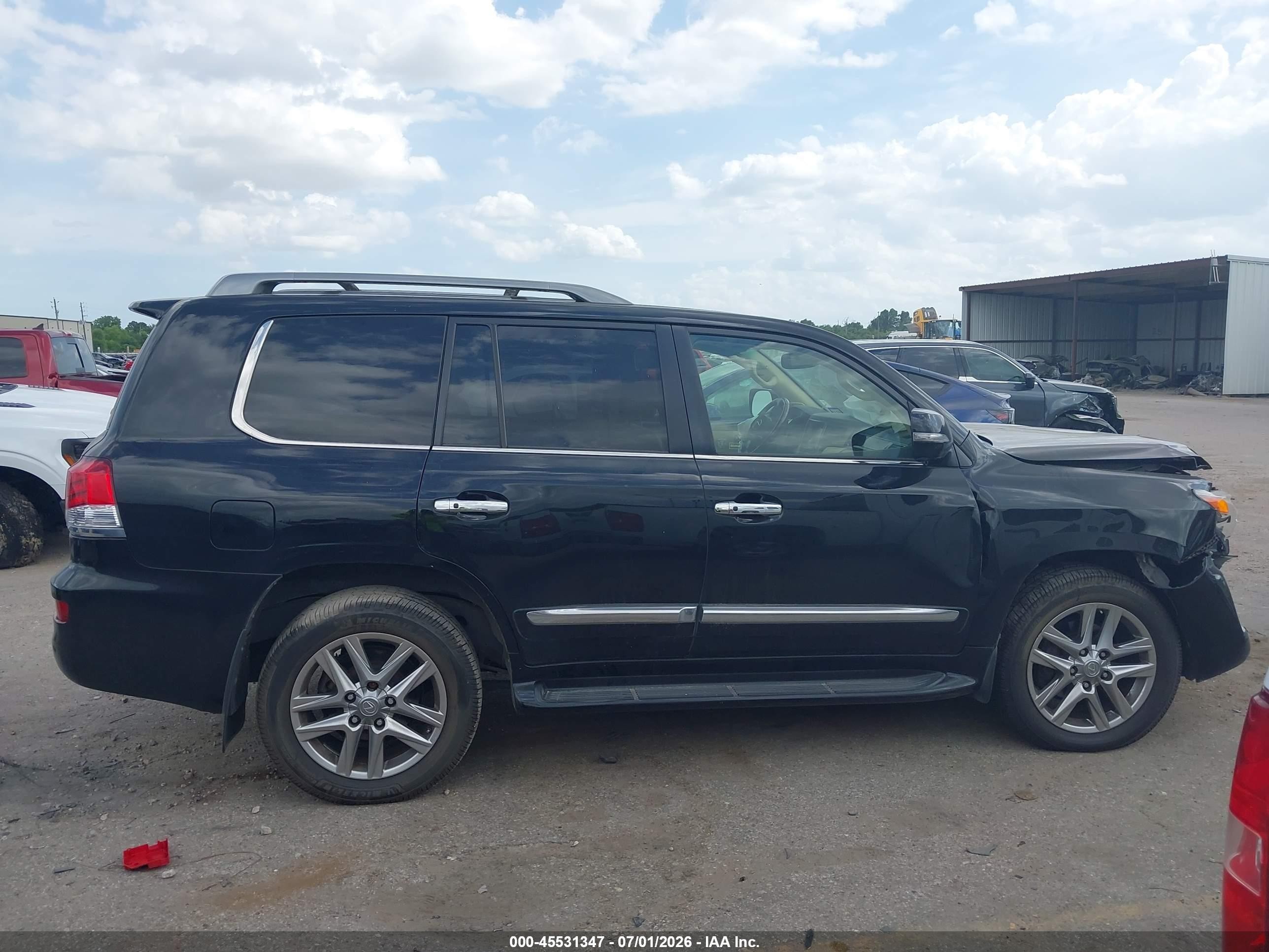 2013 Lexus Lx 570   Black vin: JTJHY7AX6D4105749