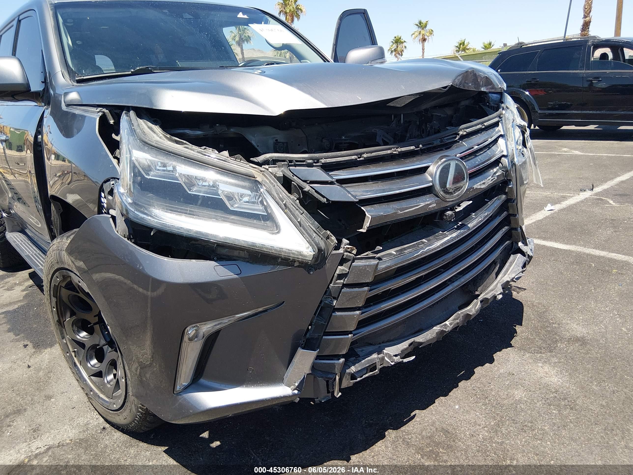 2016 Lexus Lx 570   Gray vin: JTJHY7AX6G4203572