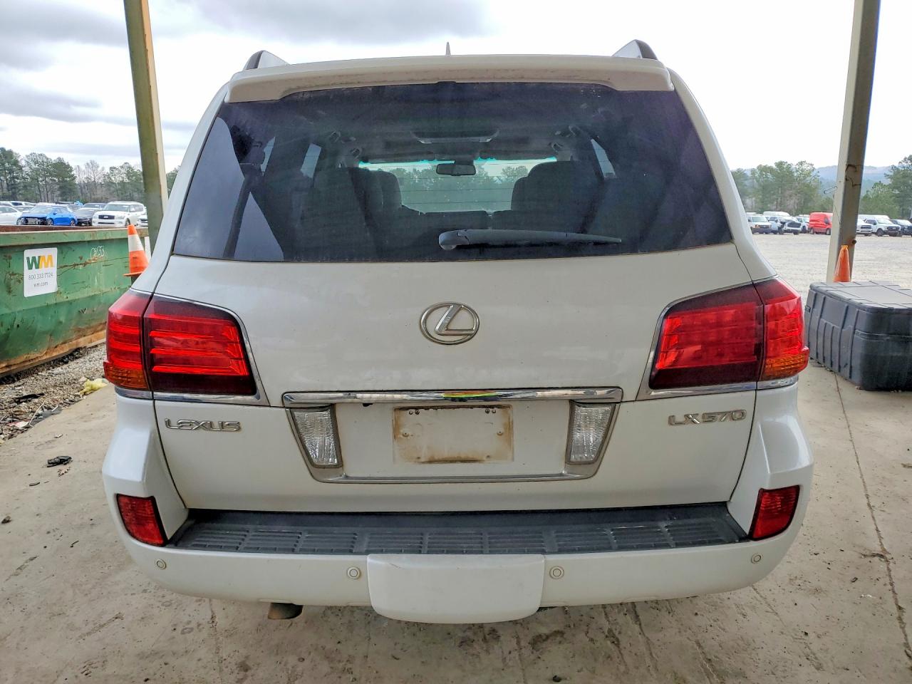 2010 Lexus Lx 570 Base White vin: JTJHY7AX7A4053561