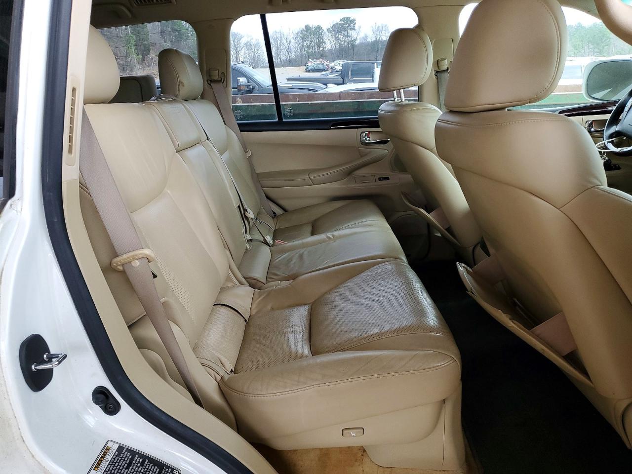 2010 Lexus Lx 570 Base White vin: JTJHY7AX7A4053561