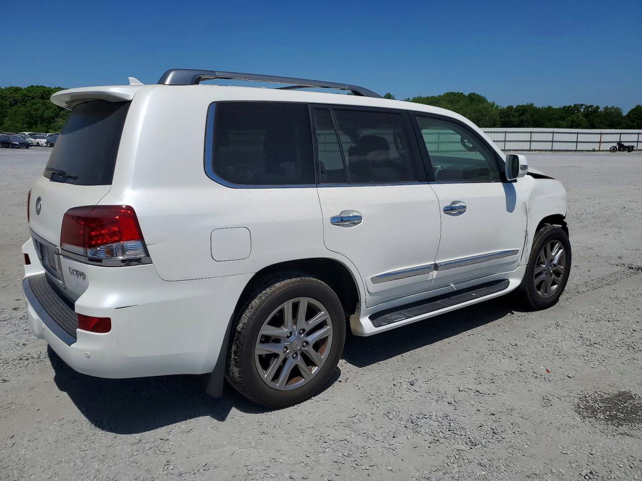 2015 Lexus Lx 570 White vin: JTJHY7AX7F4171777