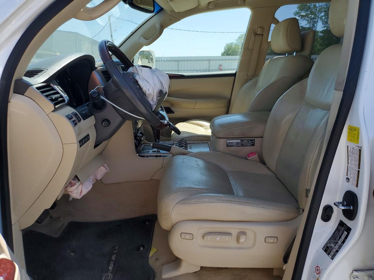 2015 Lexus Lx 570 White vin: JTJHY7AX7F4171777