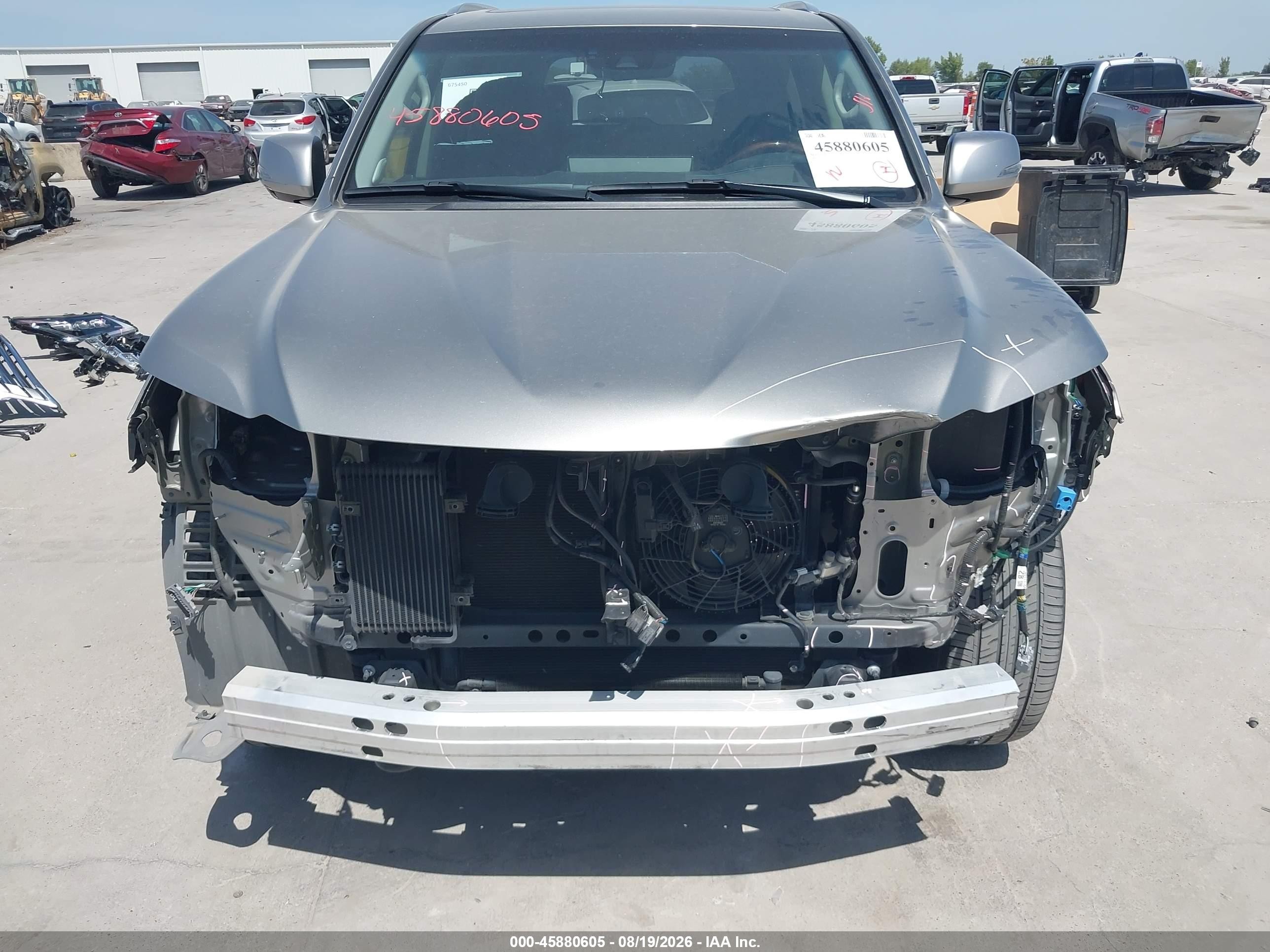 2016 Lexus Lx 570 Серый vin: JTJHY7AX7G4201622