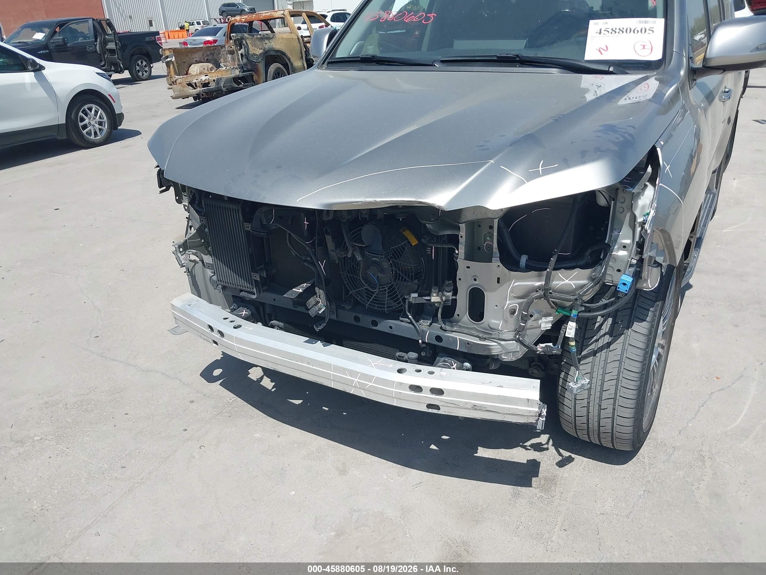2016 Lexus Lx 570 Серый vin: JTJHY7AX7G4201622