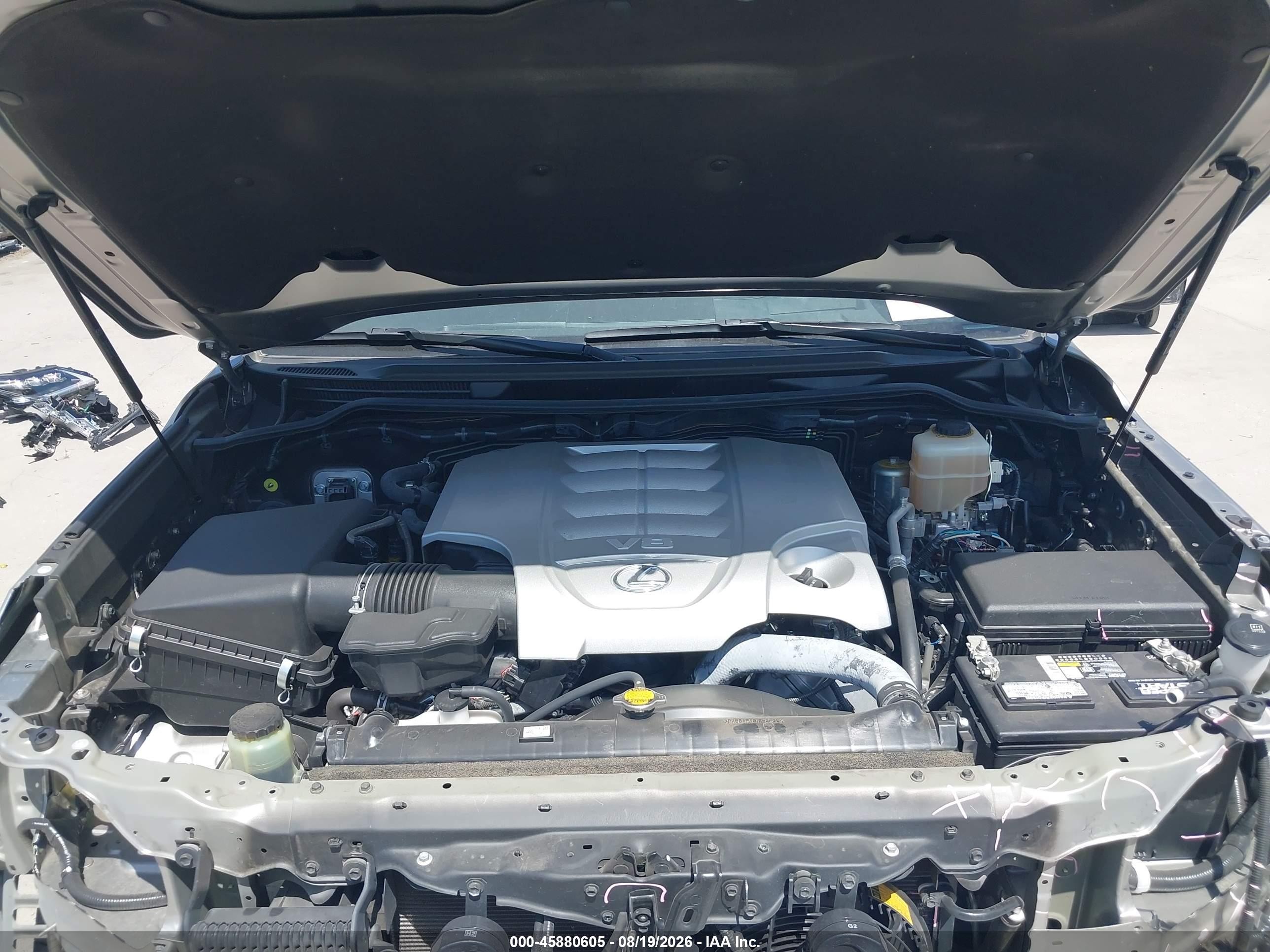 2016 Lexus Lx 570 Серый vin: JTJHY7AX7G4201622